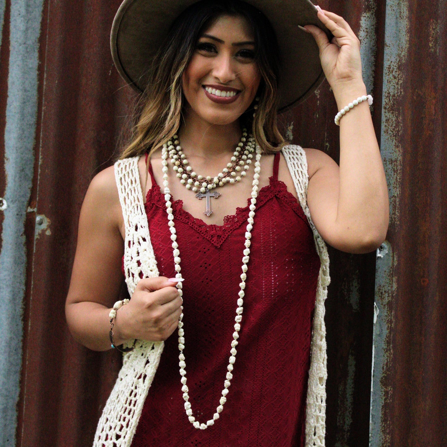 The Ivory Trail Howlite Layering Necklace