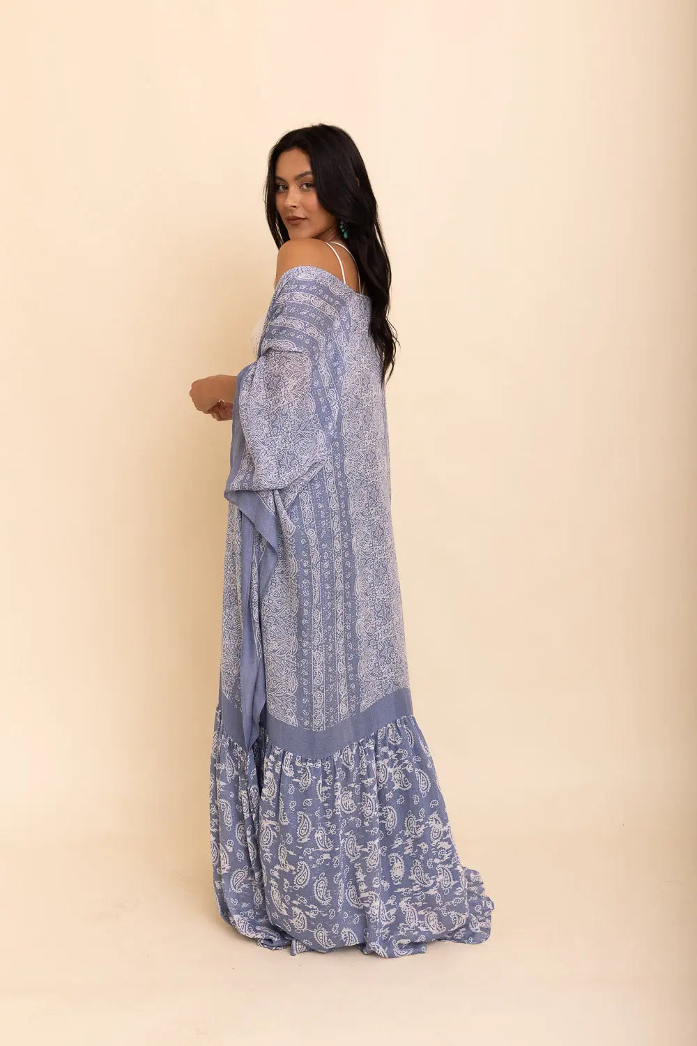 The Desert Drift Paisley Kimono