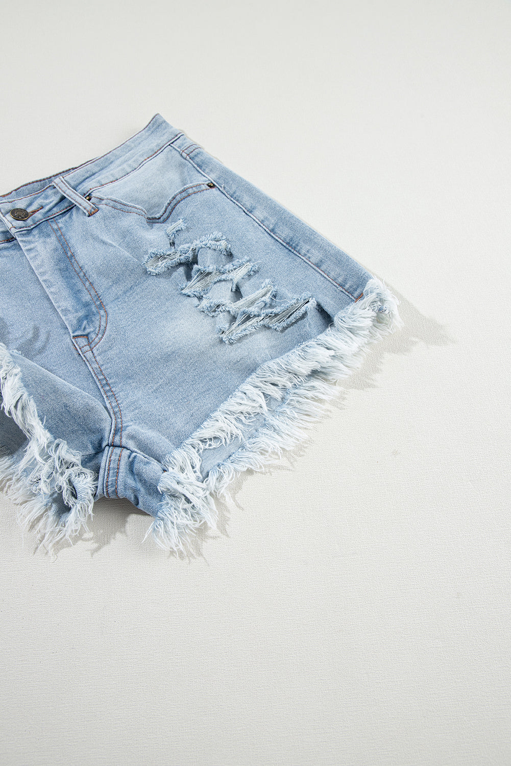 River Days Distressed Denim Shorts