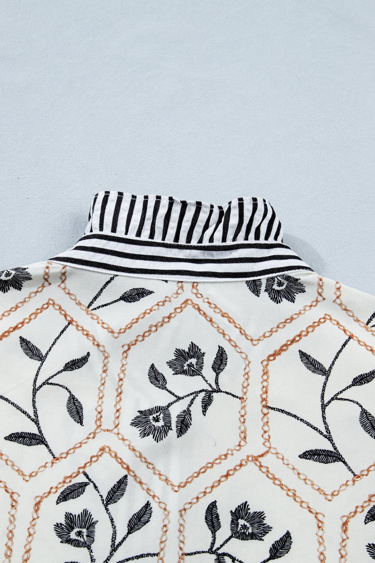 Prairie Tile Ruffle Blouse