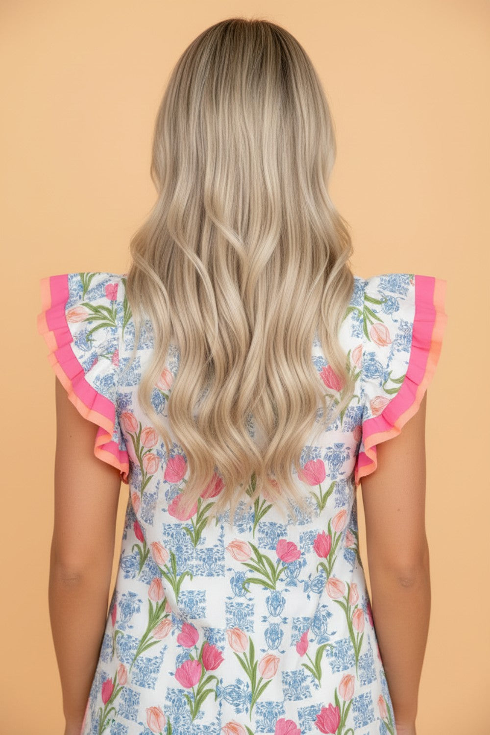 The Tulip Trails Flutter Blouse