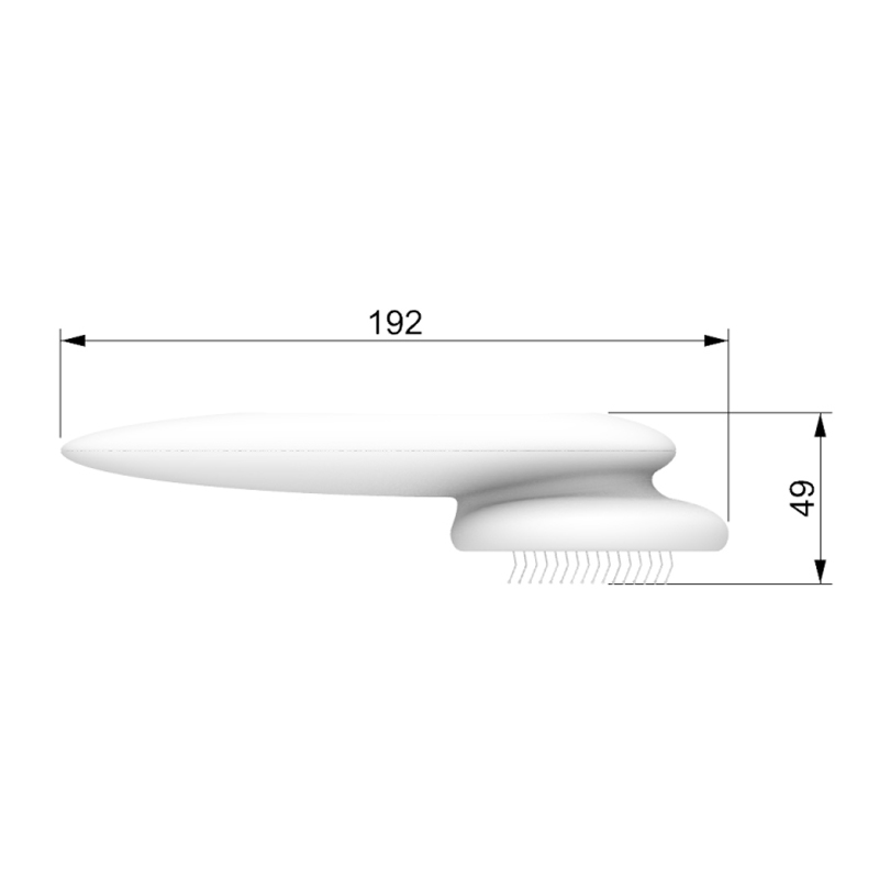Bridle & Bone™ One-Click Self-Cleaning Grooming Brush