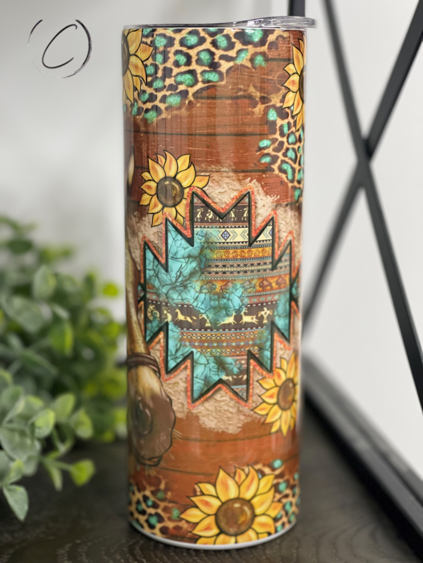 Ranch Horse Skinny Tumbler | 20oz Western Cup