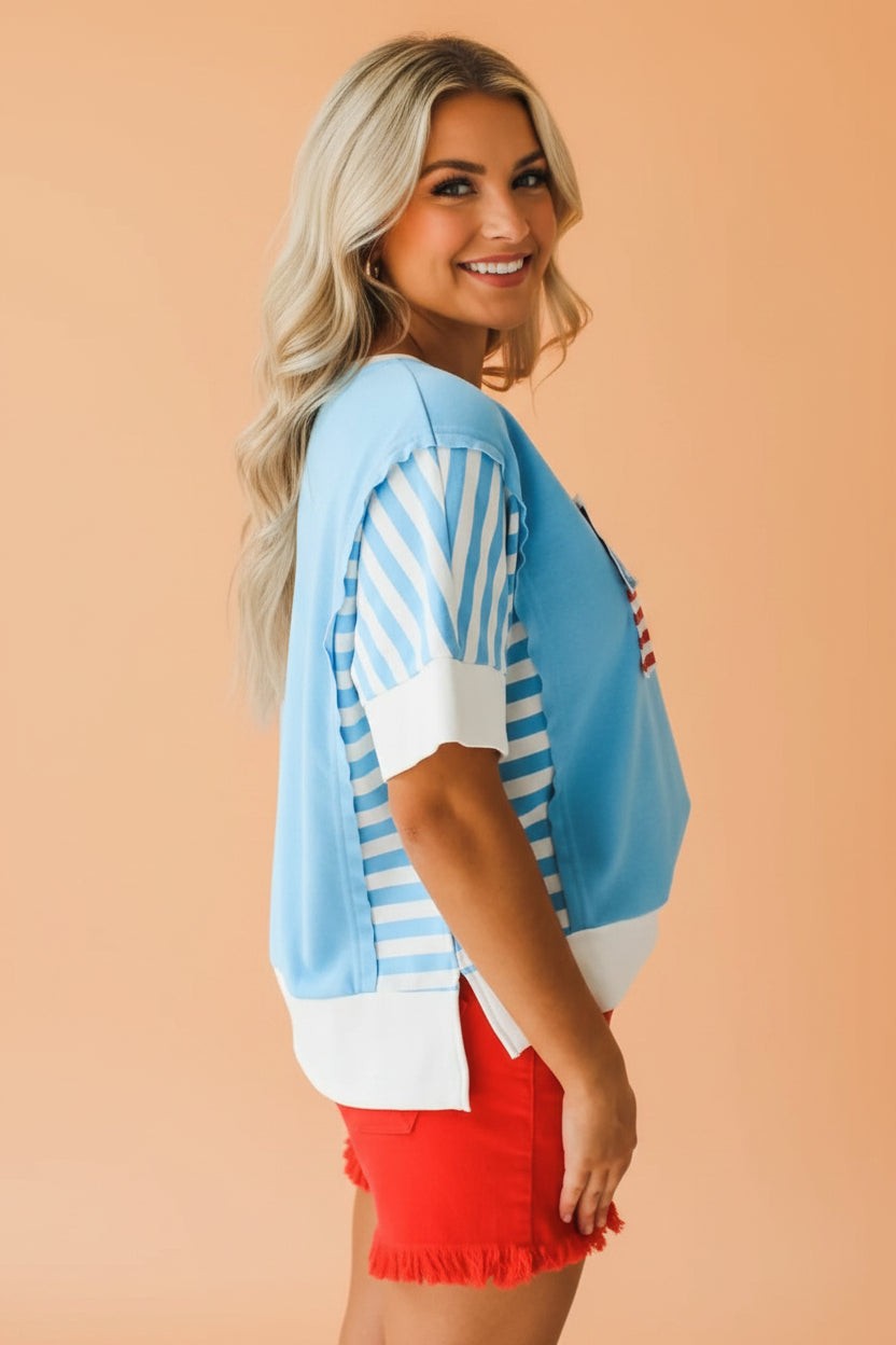 American Honey Patchwork Tee