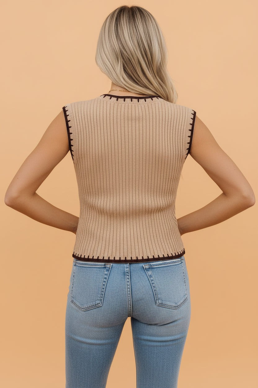 Lucky Horseshoe Knit Tank
