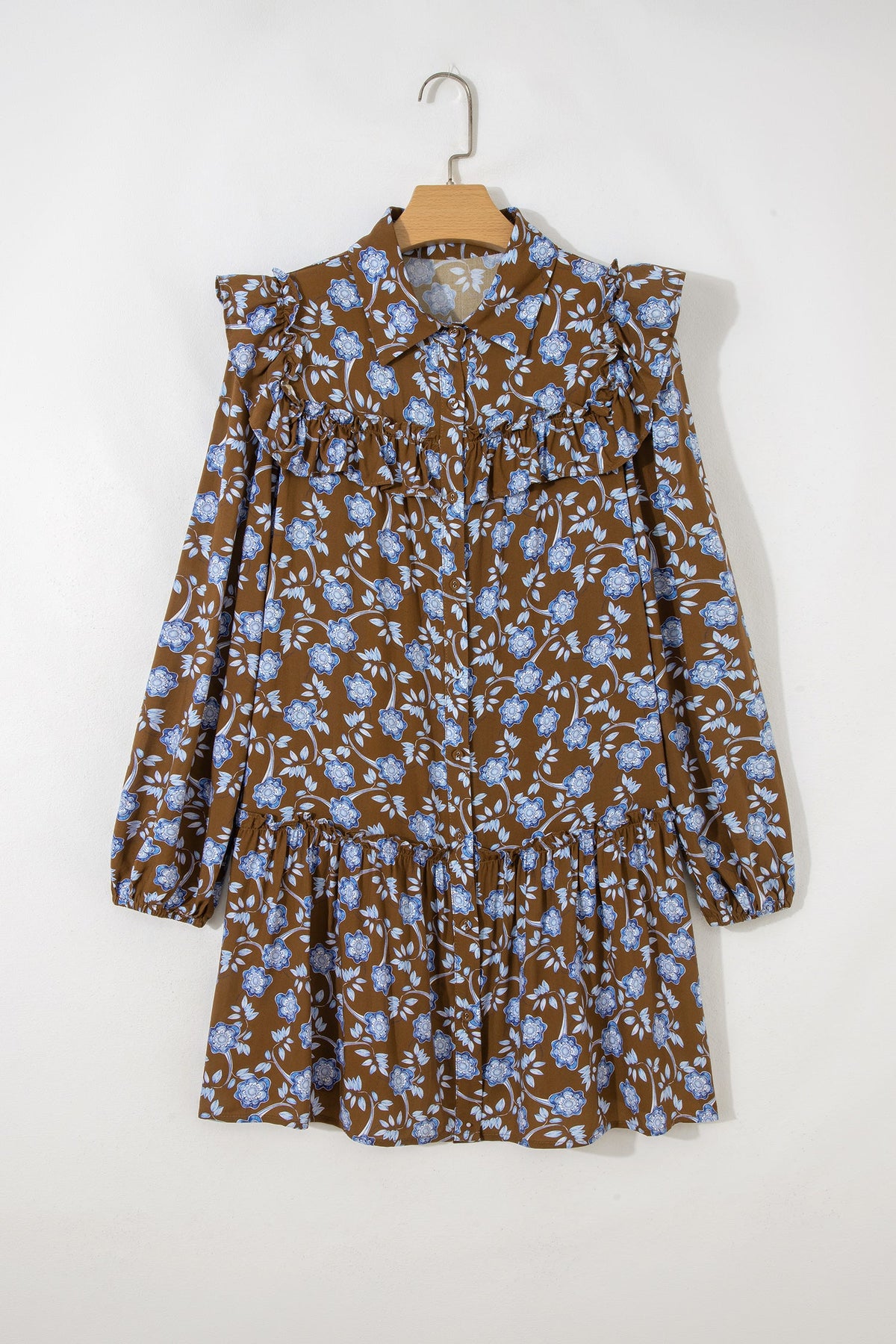Bluebonnet & Bourbon Ruffle Dress