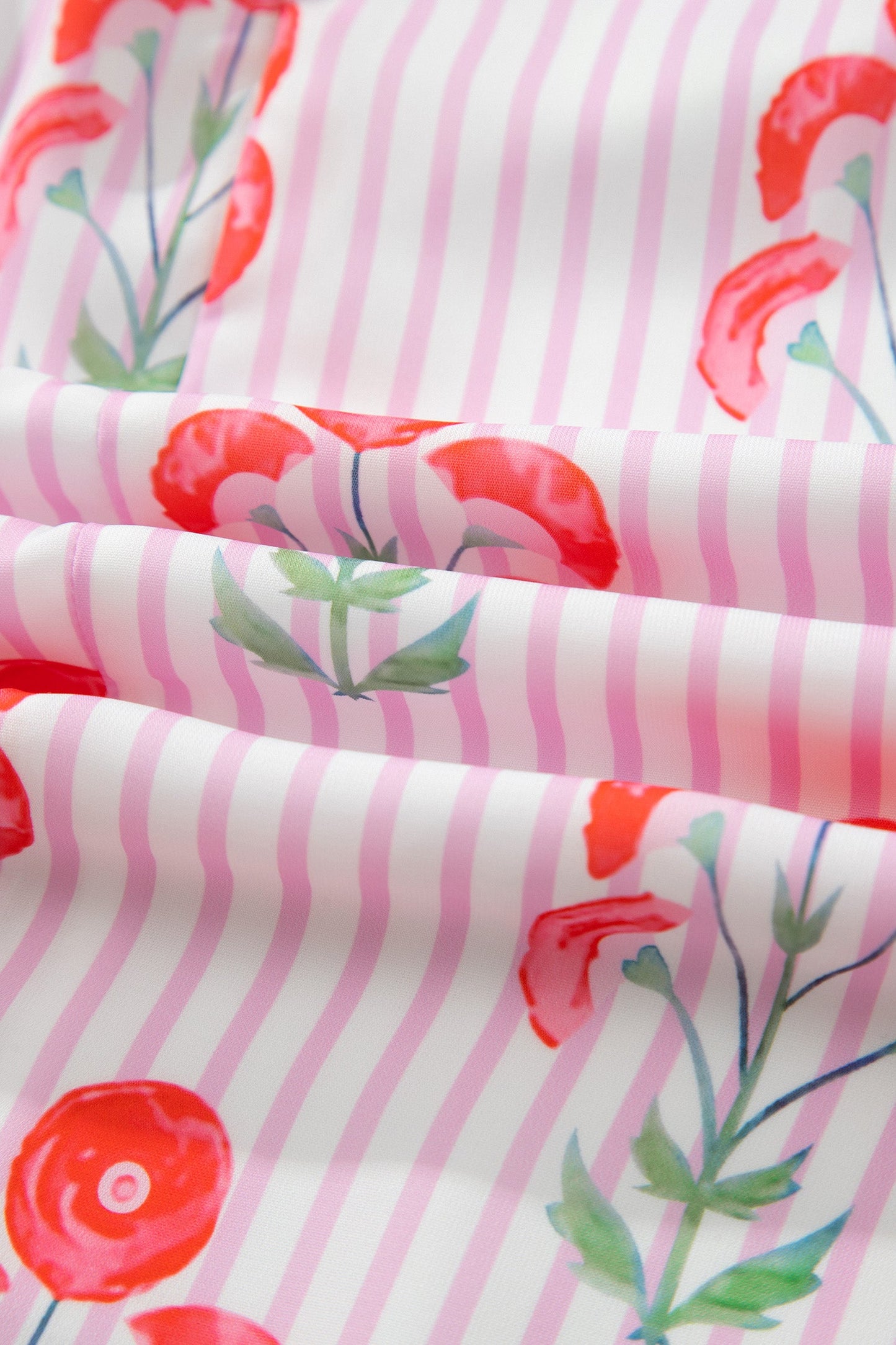 Pink Prairie Floral Mini Dress
