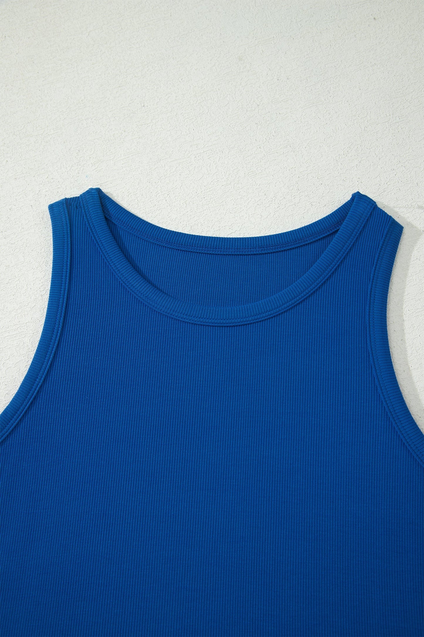 Blue Skies Ribbed Tank & Flowy Short Set