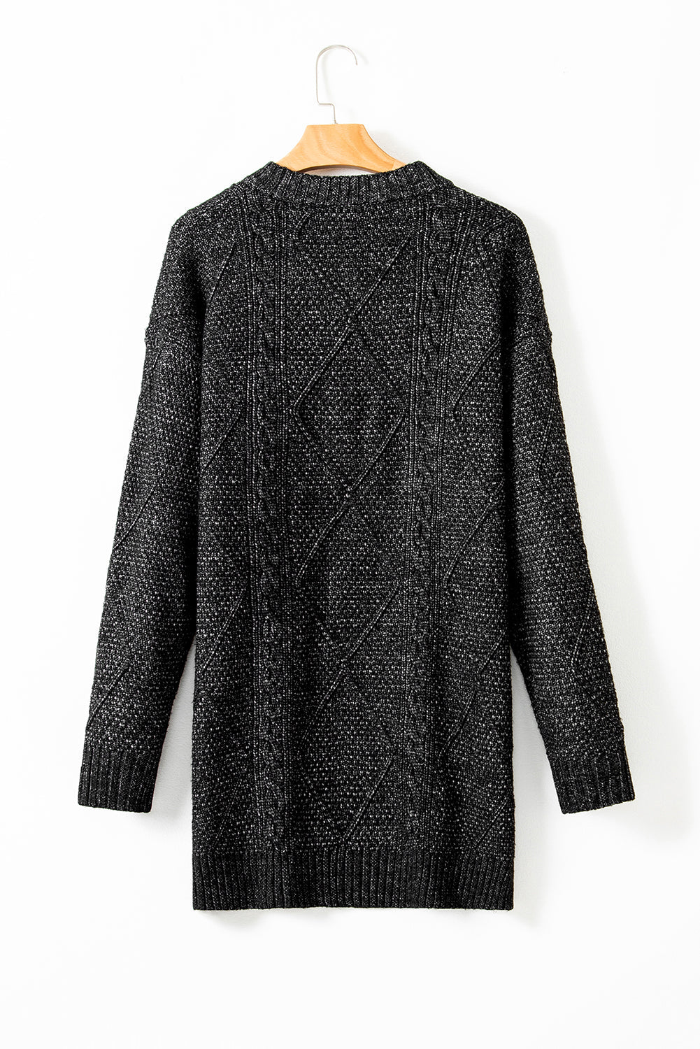 Sagebrush Cable Knit Sweater Dress