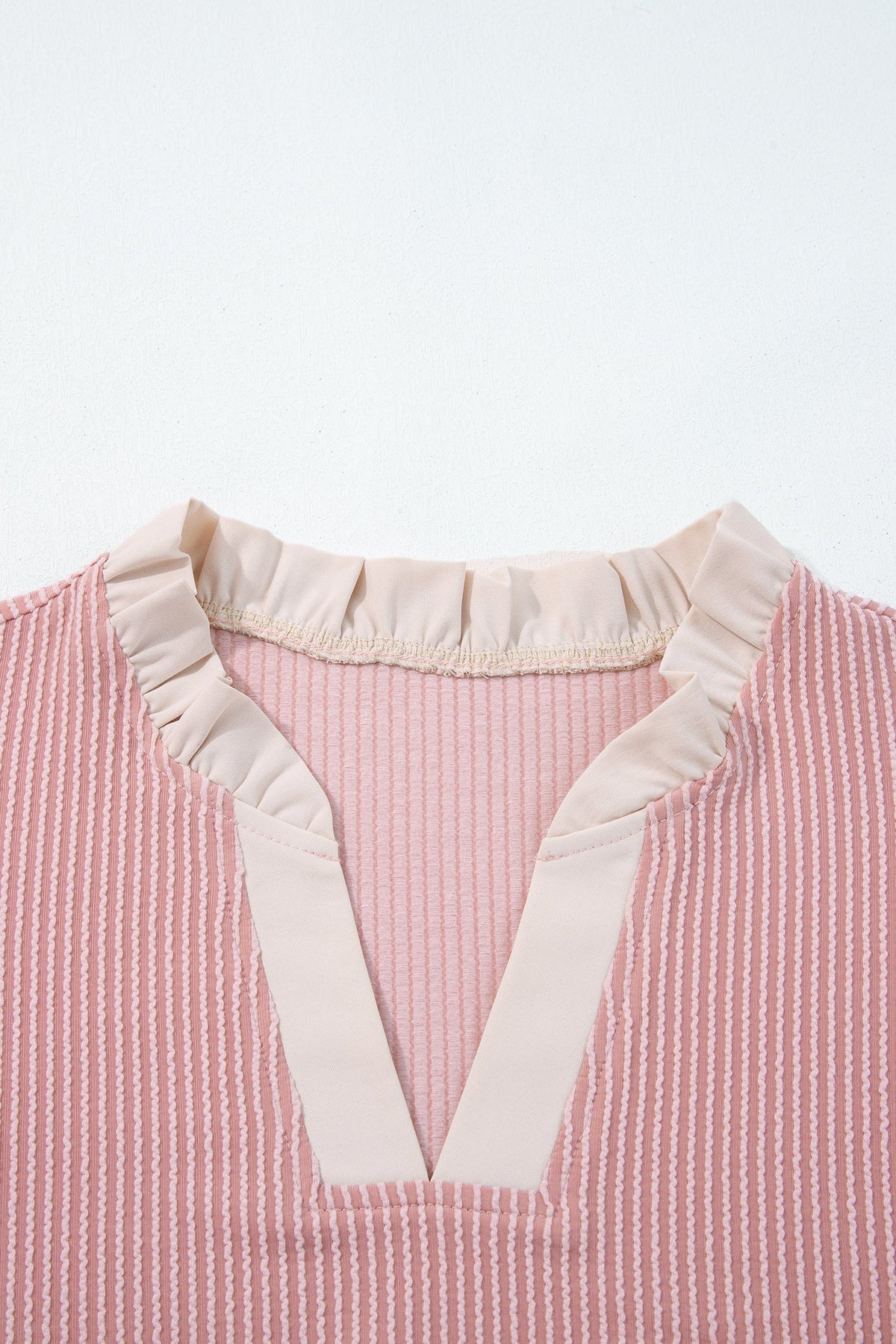 Ranch Day Contrast Ribbed Top