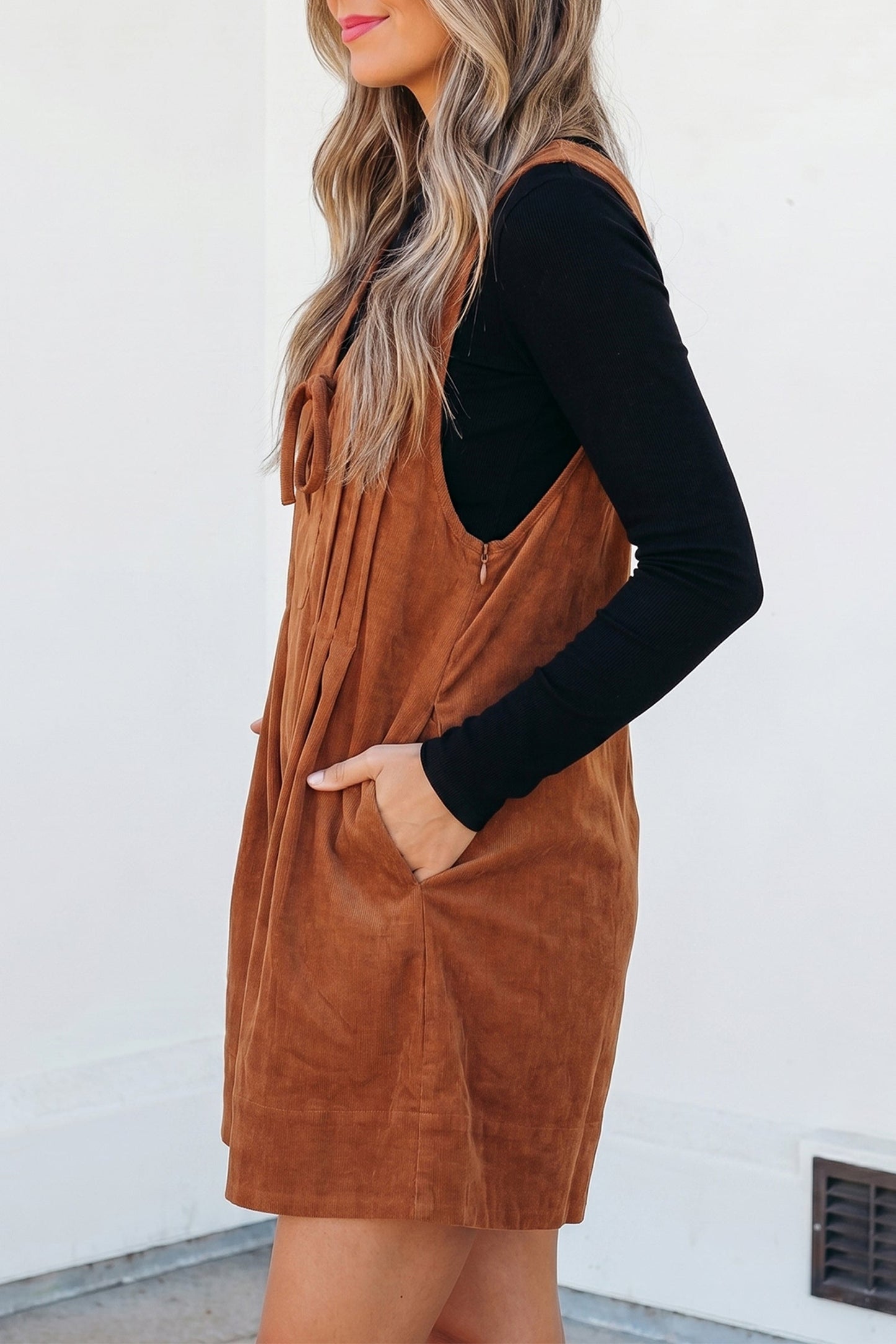 The Cinnamon Creek Corduroy Romper