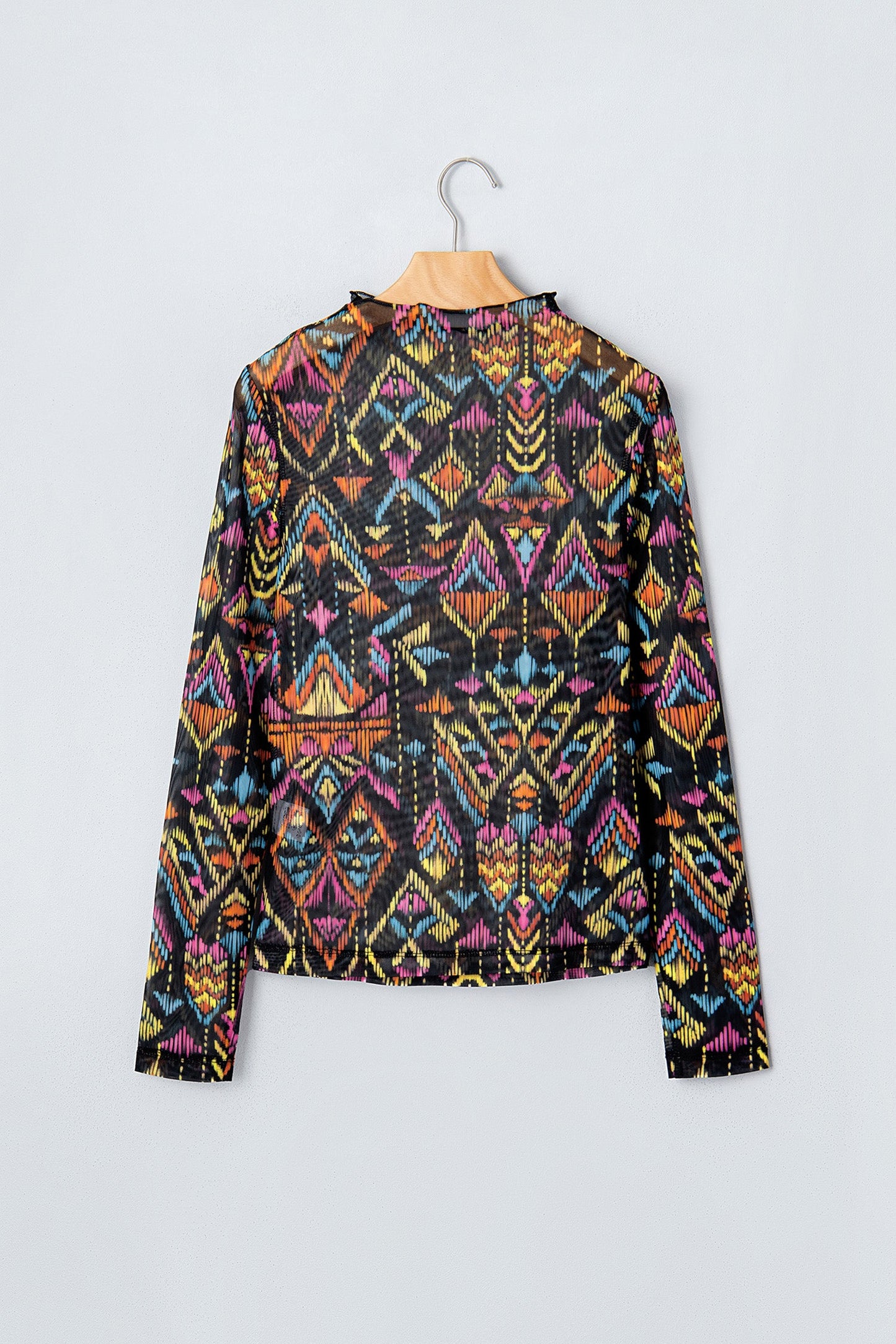 Desert Mosaic Mesh Top