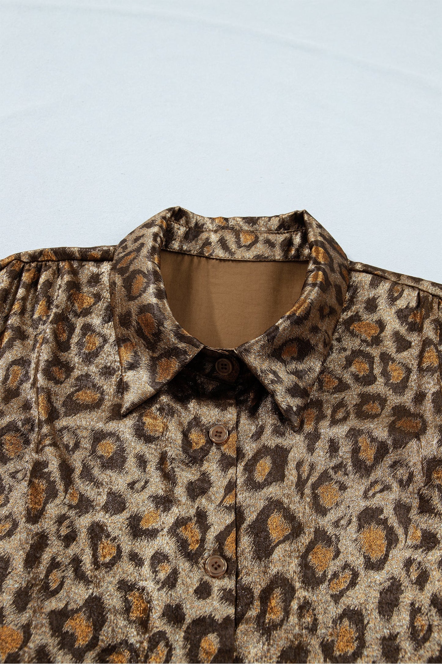 The Wild Honey Leopard Blouse