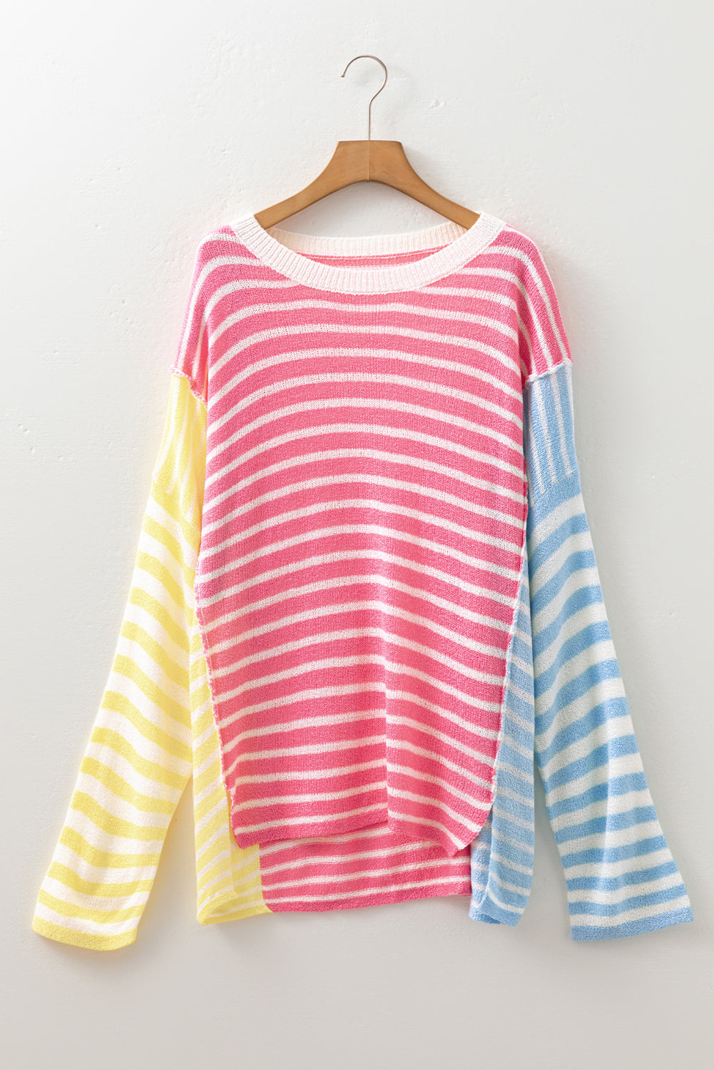Wild & Free Colorblock Stripe Sweater