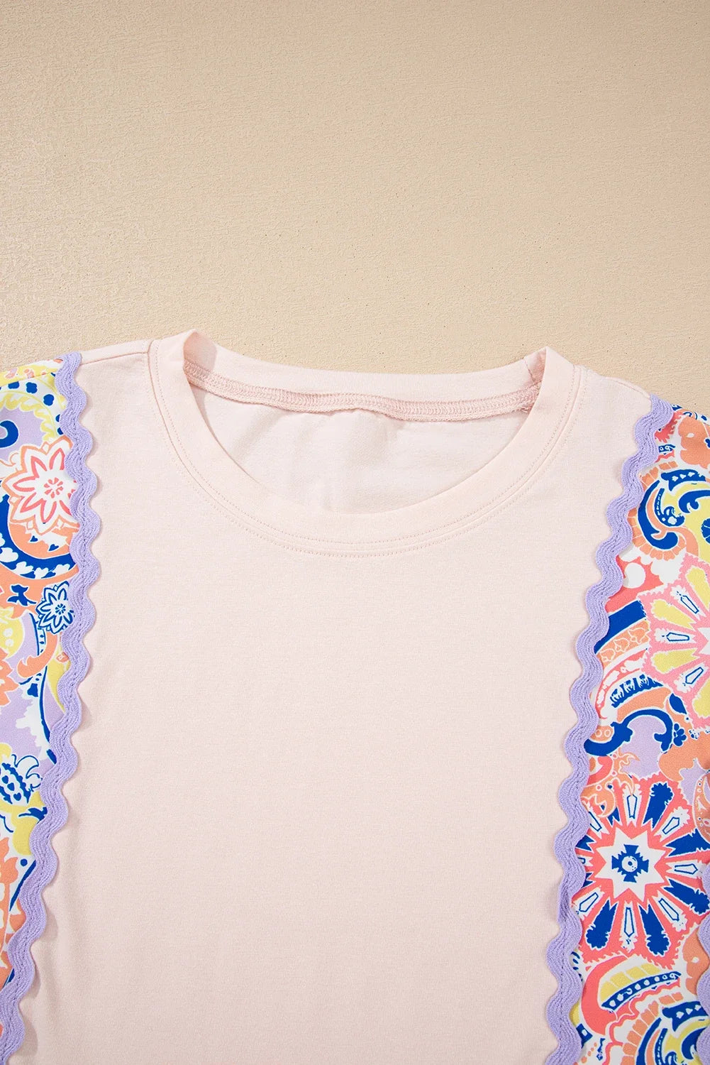 Prairie Patchwork Puff Sleeve Top