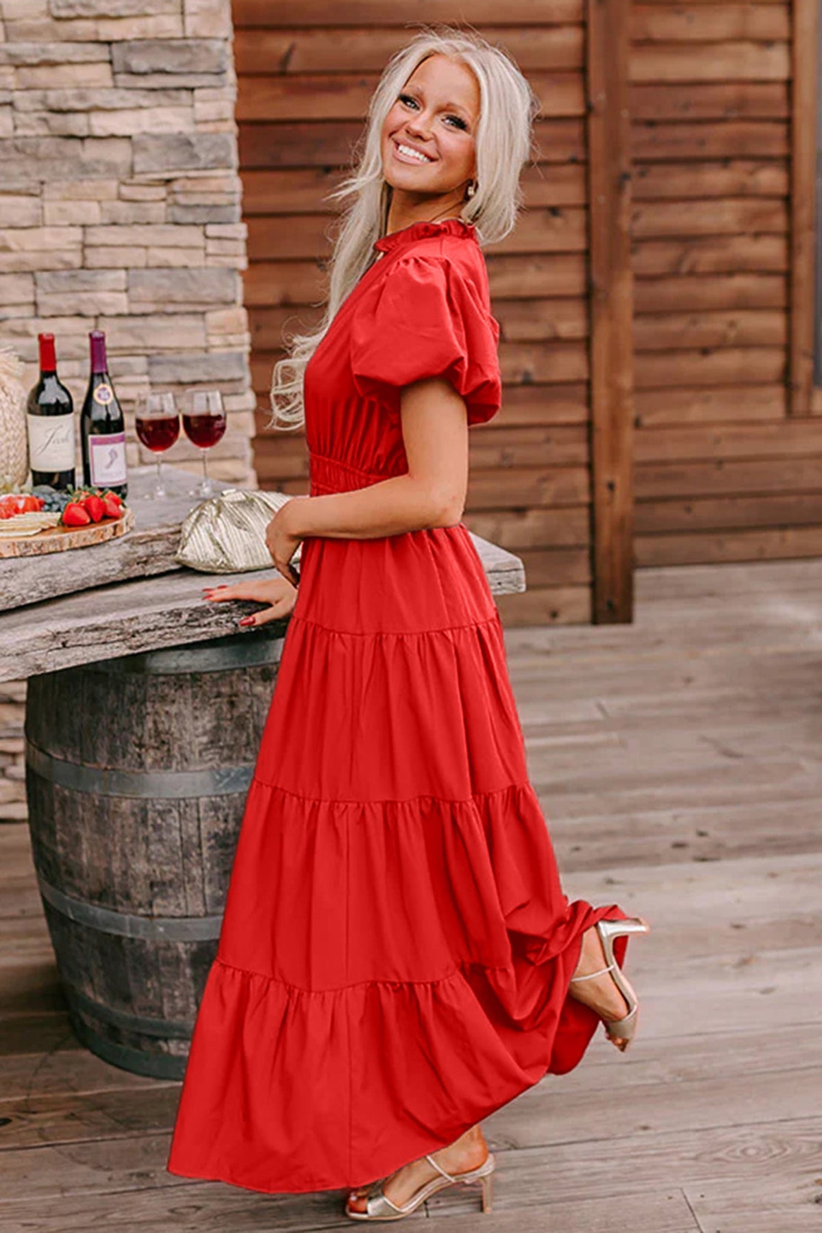 Southern Grace Tiered Maxi Dress