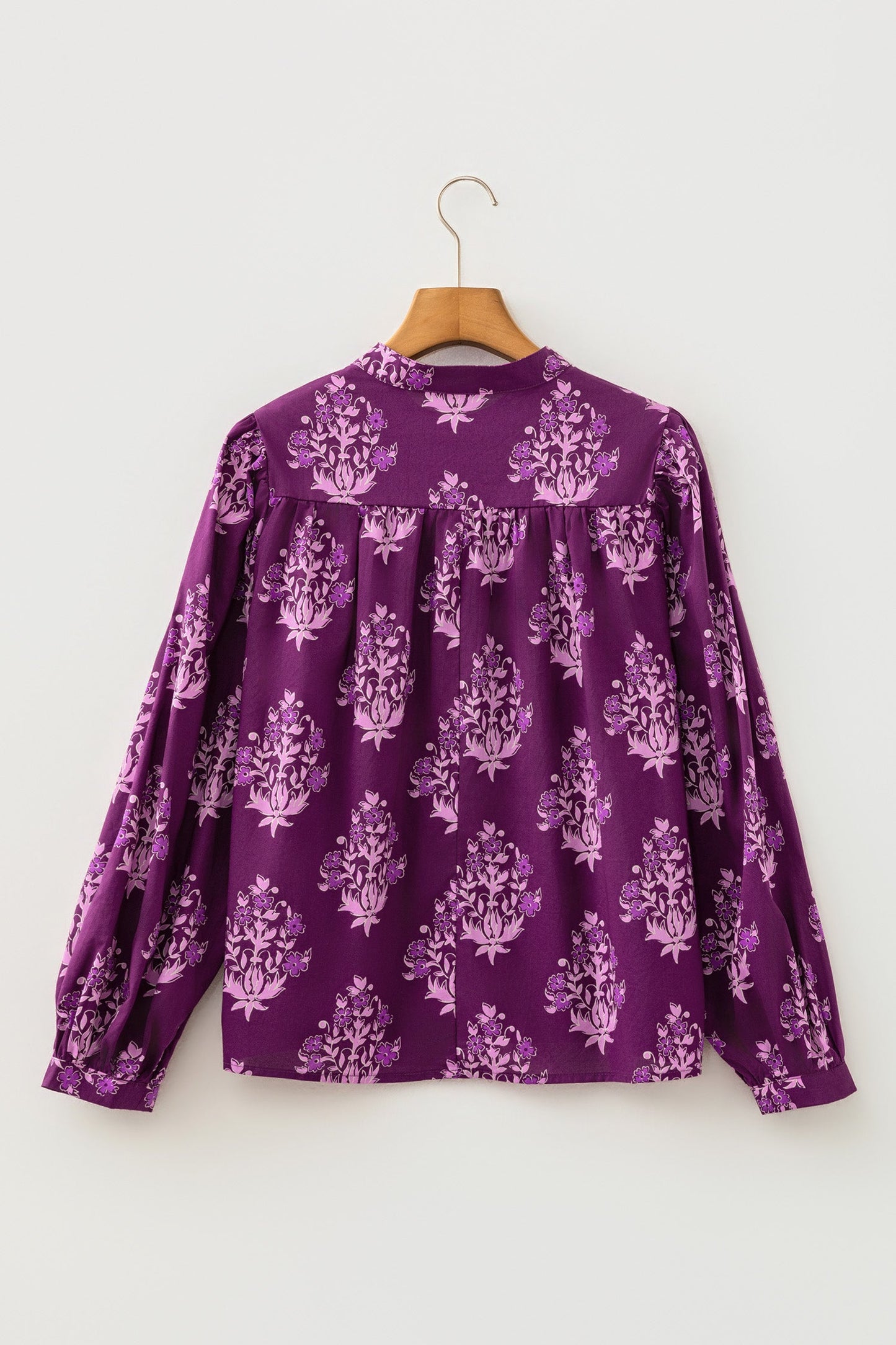 The Plum Prairie Floral Blouse