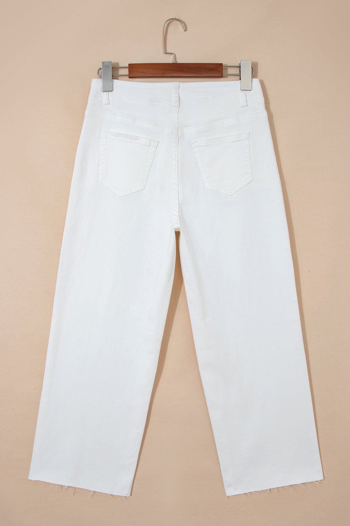 The White Willow Raw Hem Jeans