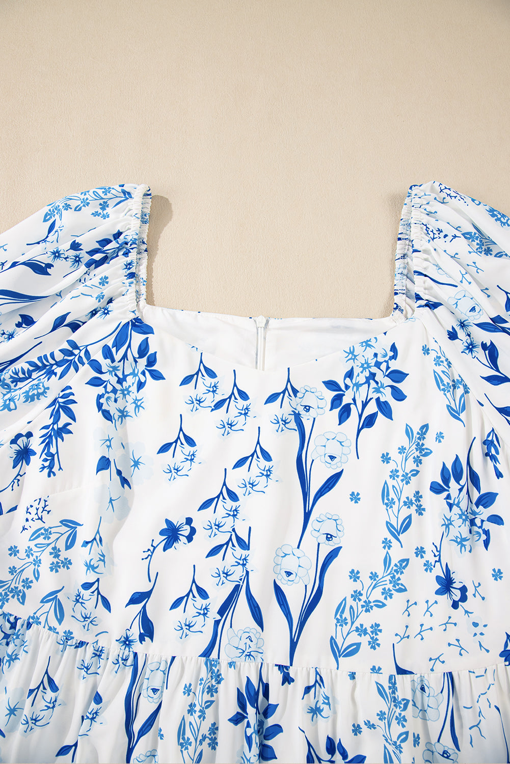 Blue Belle Floral Midi Dress
