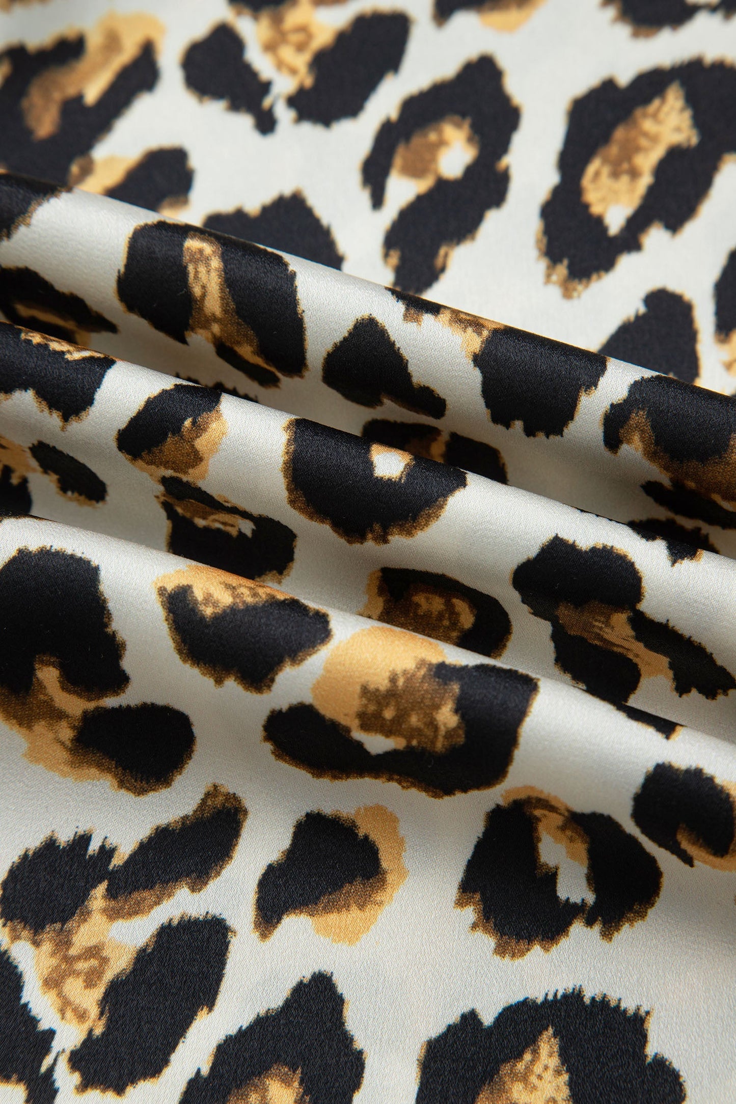 Wild Muse Leopard Ruffle Blouse