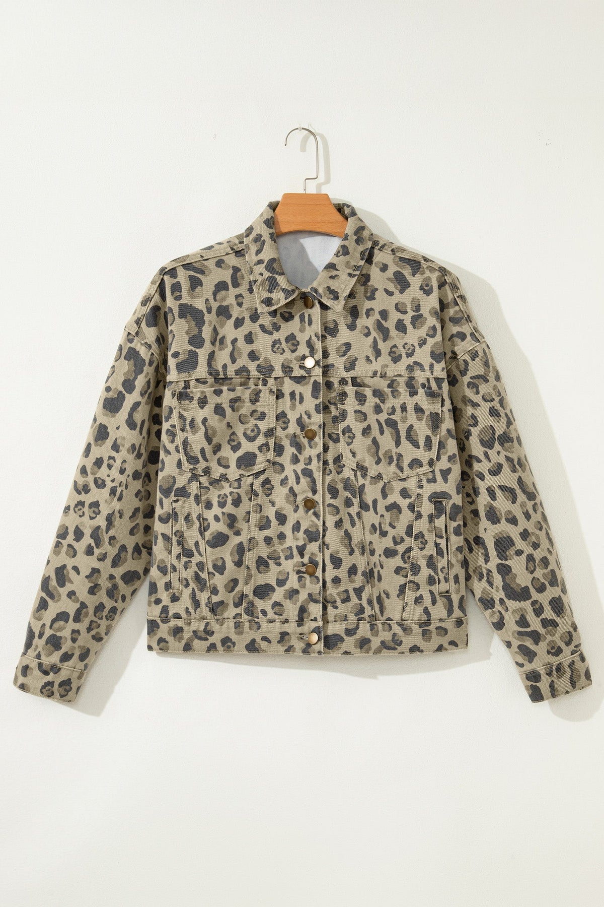 Wild Heart Leopard Denim Jacket