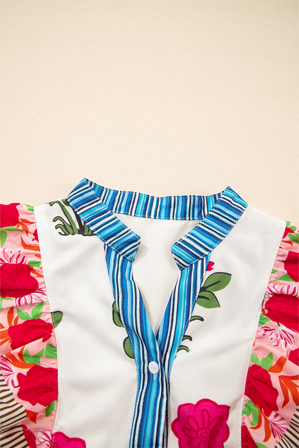 Wildflower Ribbon Flutter Blouse