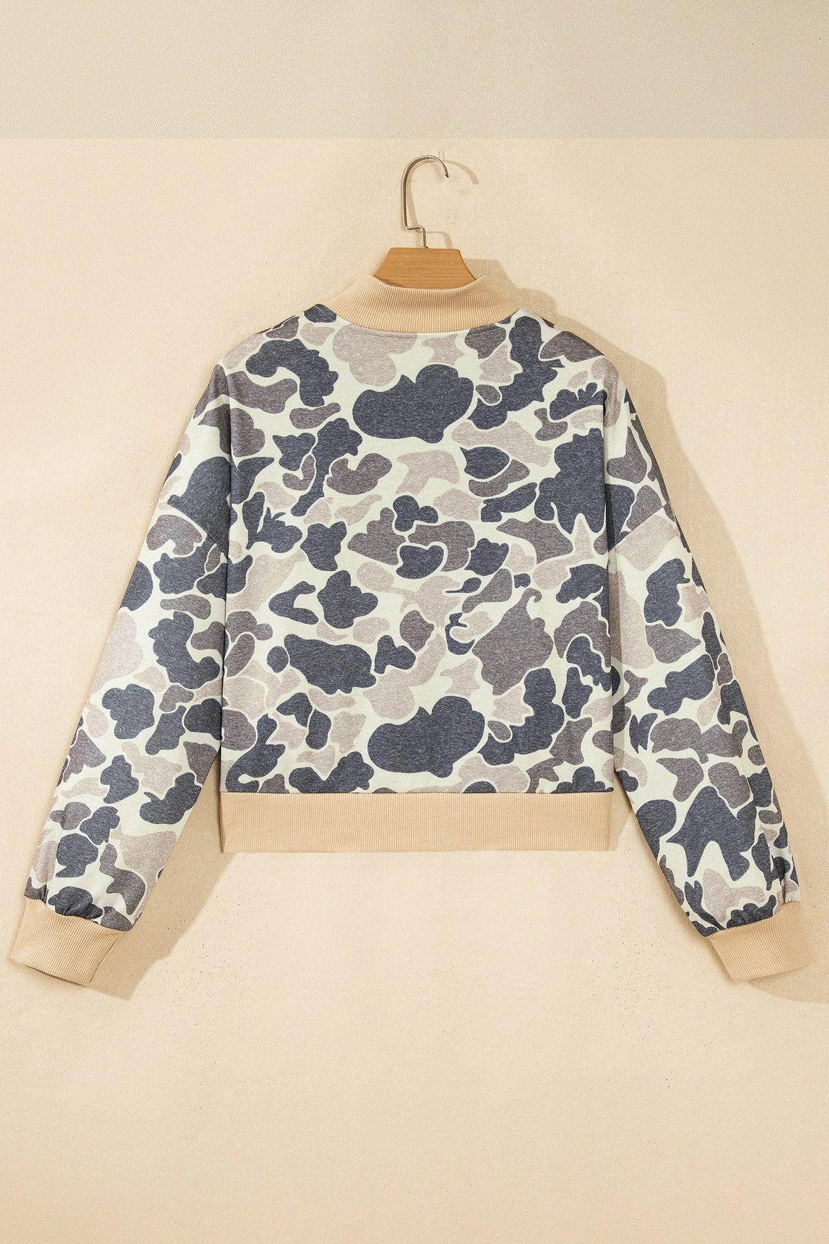 Backroads Camo Zip-Up Bomber