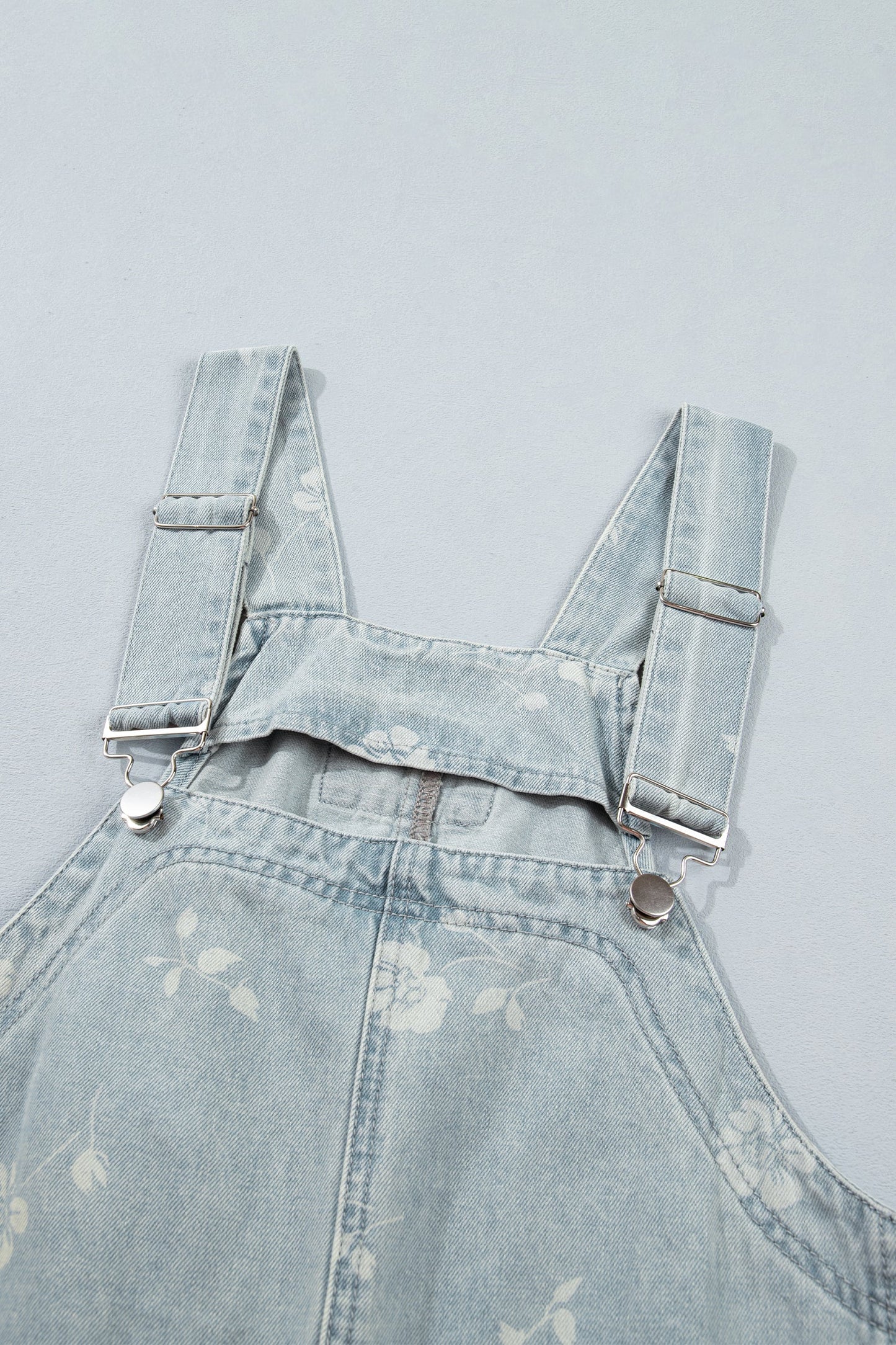 Bluebell Denim Floral Overall Dress
