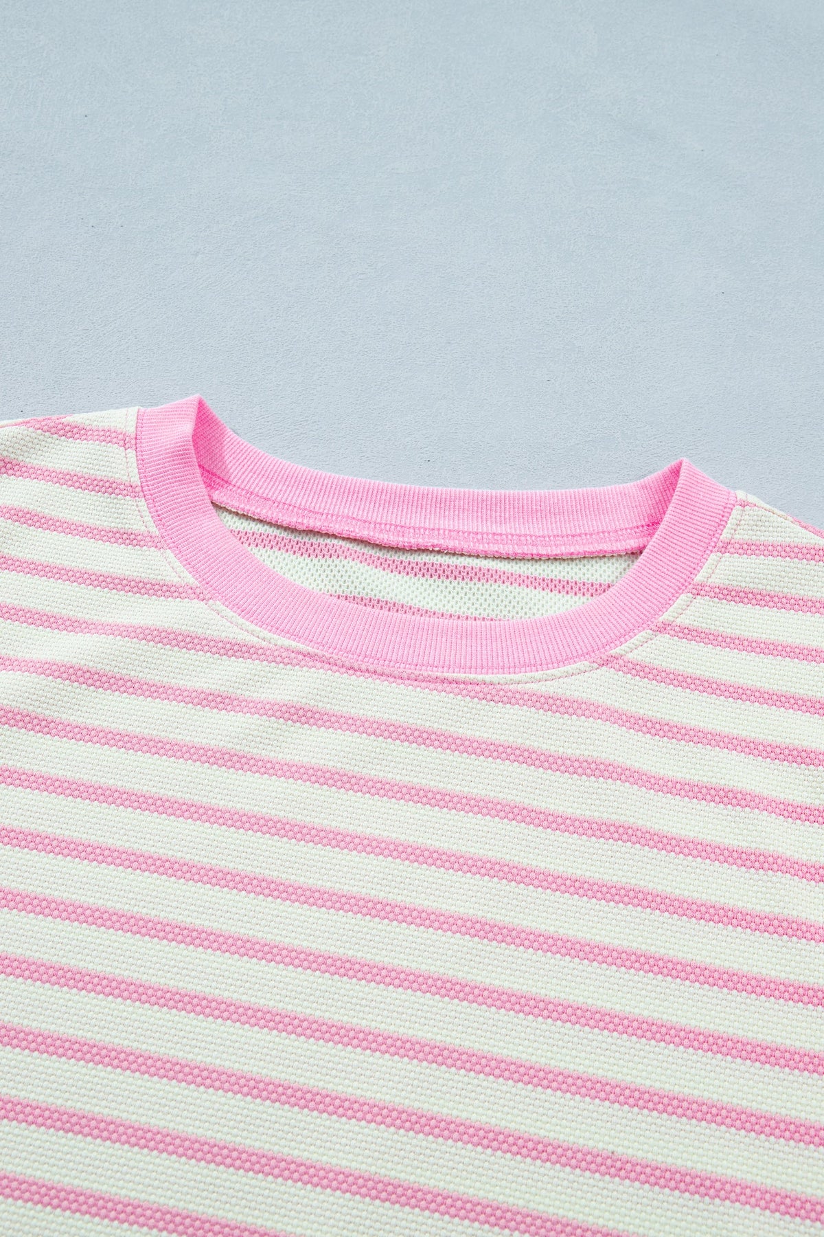 Pink Prairie Stripe Ruffle Top