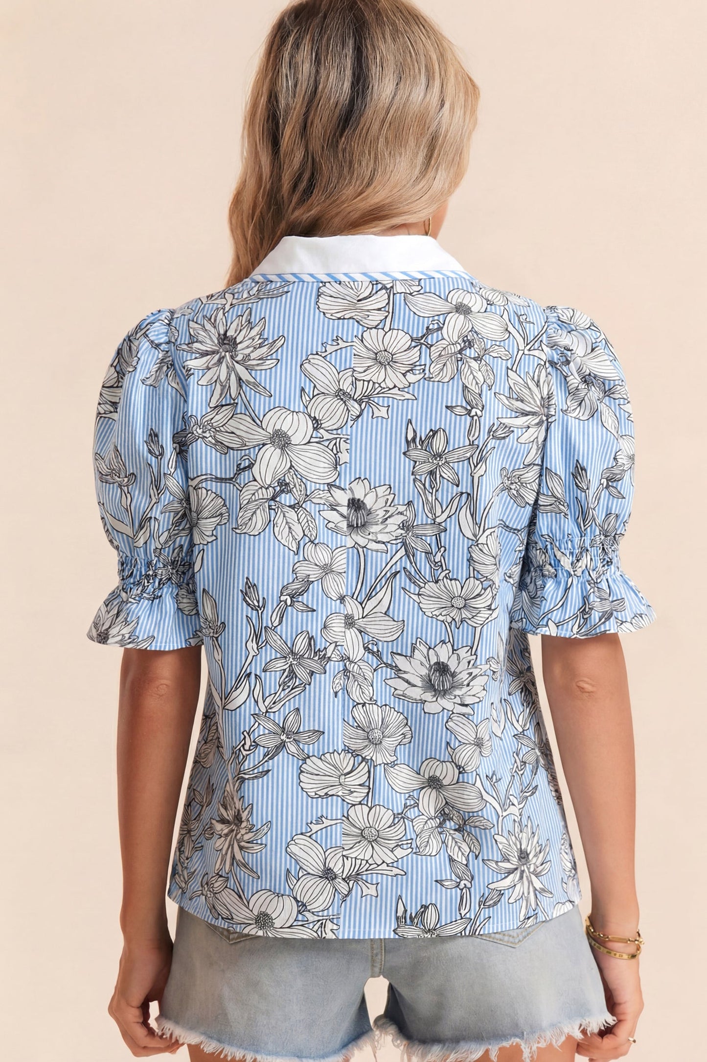 Bluebell Ranch Floral Blouse
