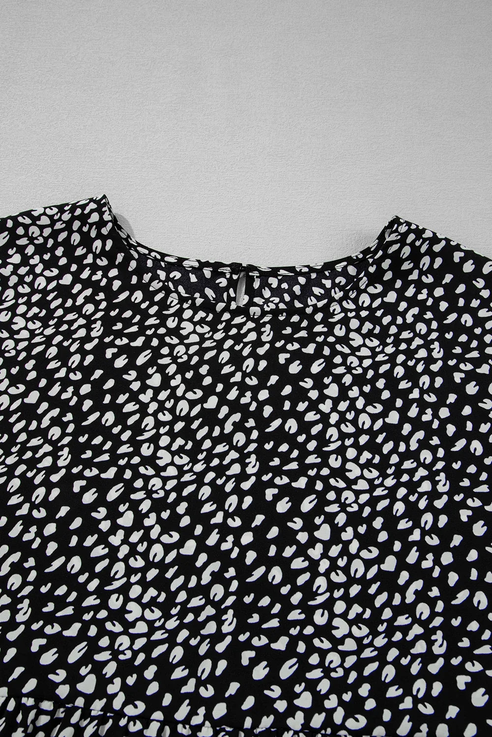 Wild at Heart Leopard Ruffle Blouse