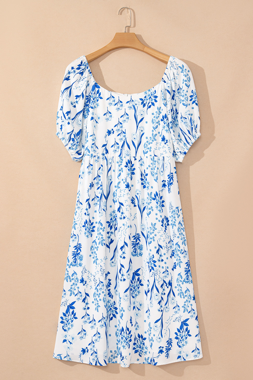 Blue Belle Floral Midi Dress