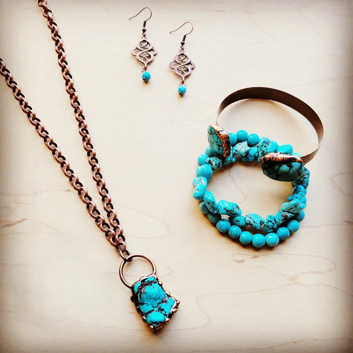 The Copper Canyon Turquoise Necklace