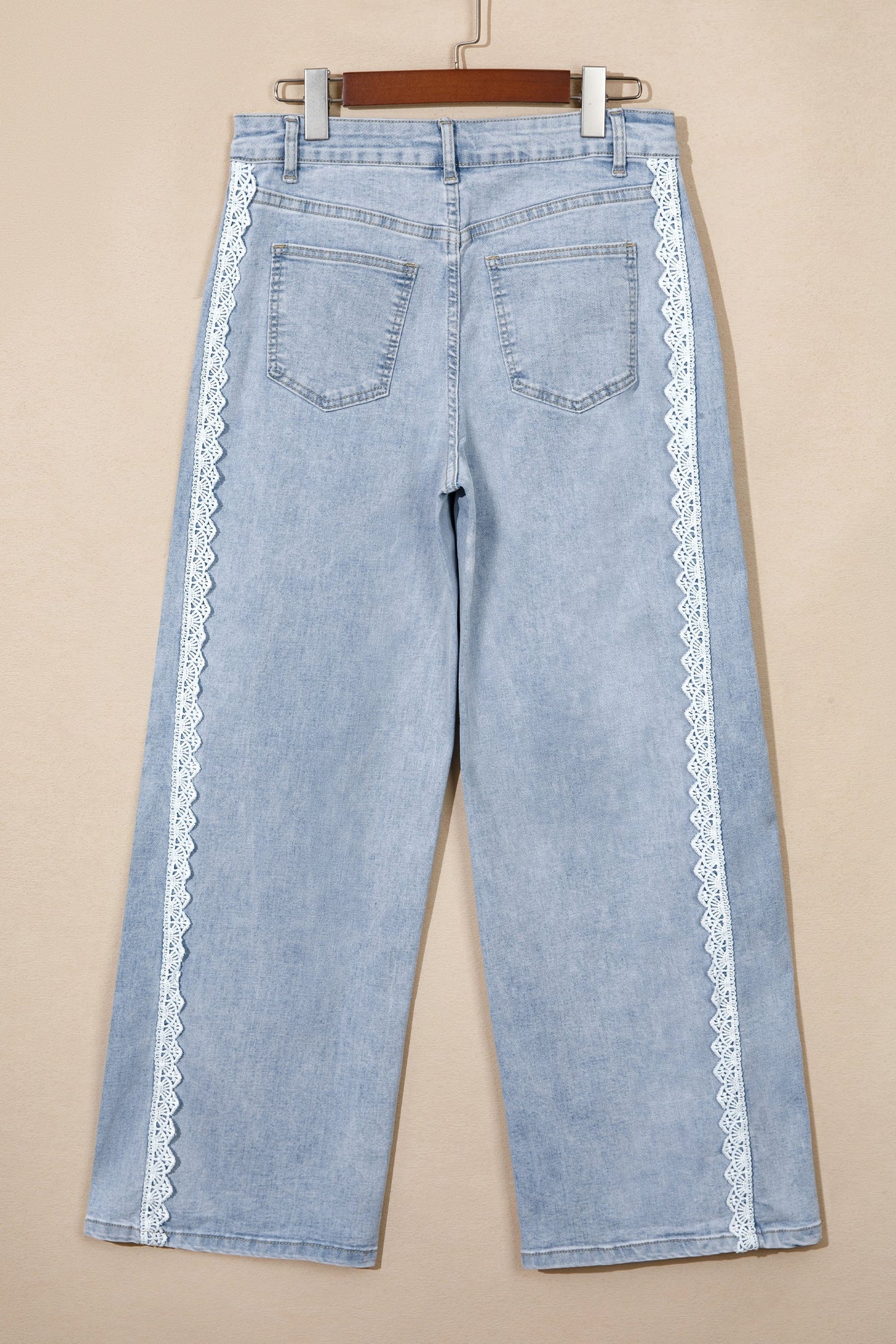 Prairie Lace Straight Leg Jeans