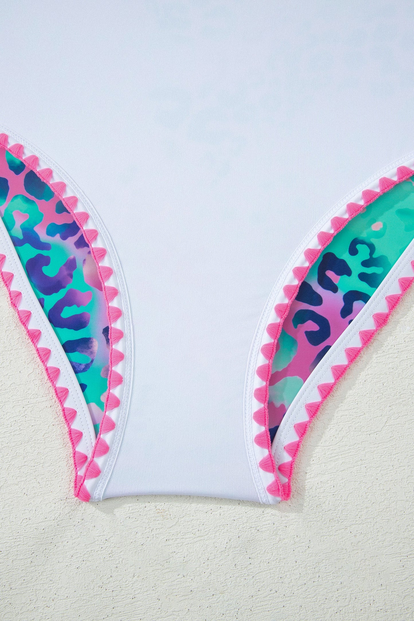 Wild Bloom Leopard High-Waist Bikini Set