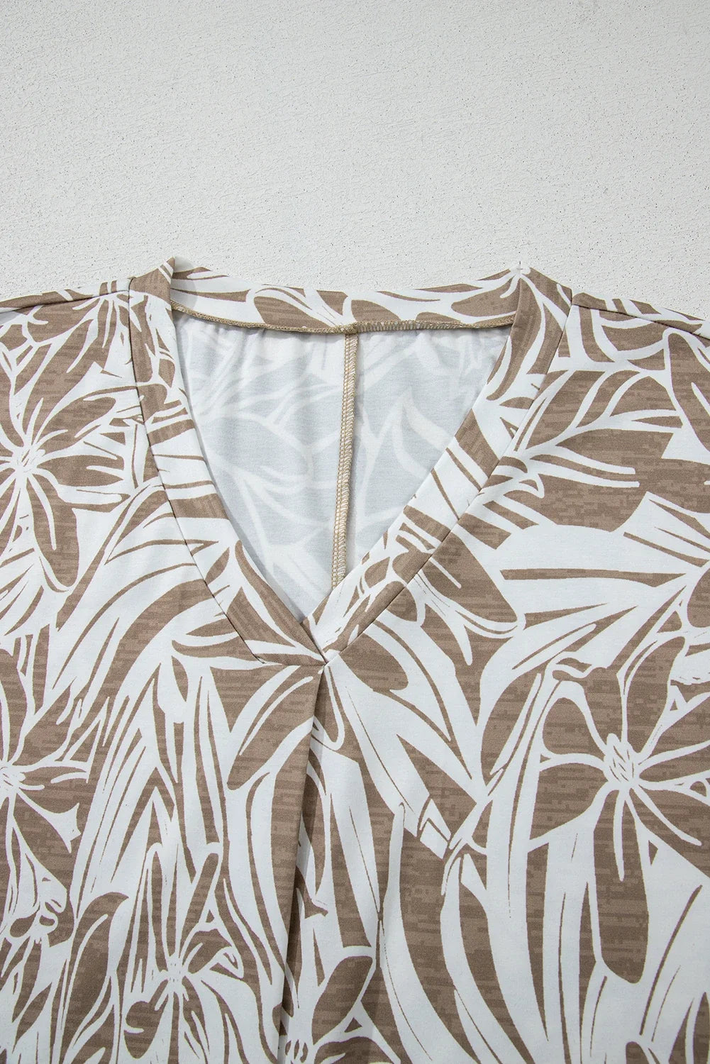 Sagebrush Bloom V-Neck Blouse