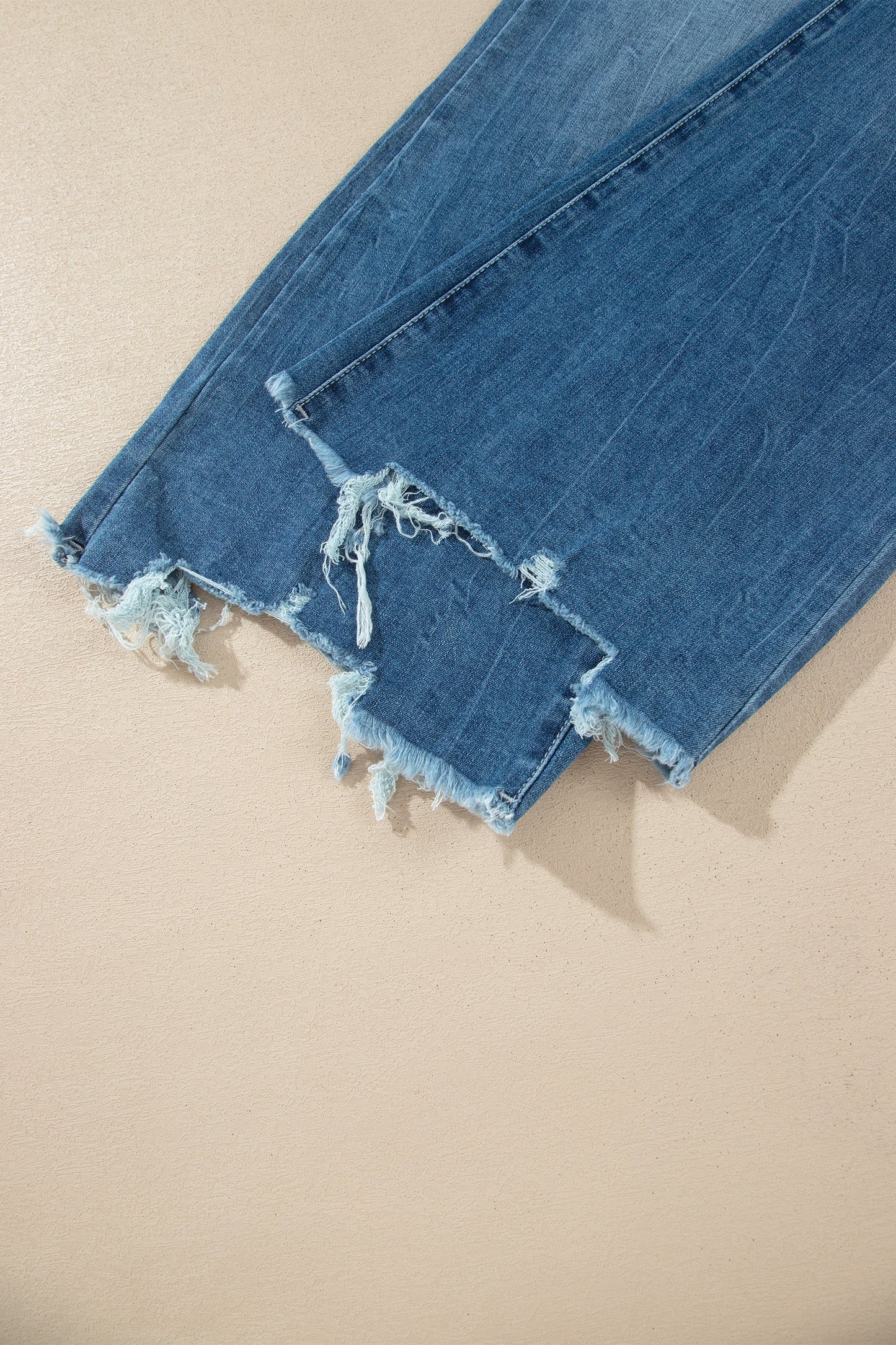 Sundown High Rise Frayed Flare Jeans