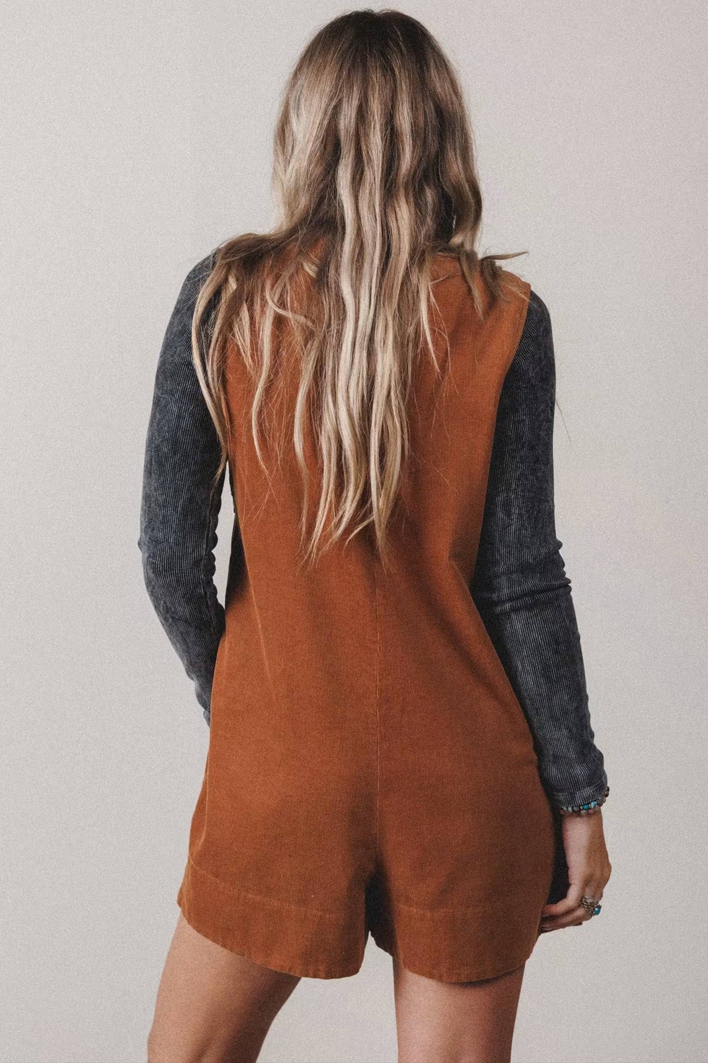 The Cinnamon Creek Corduroy Romper