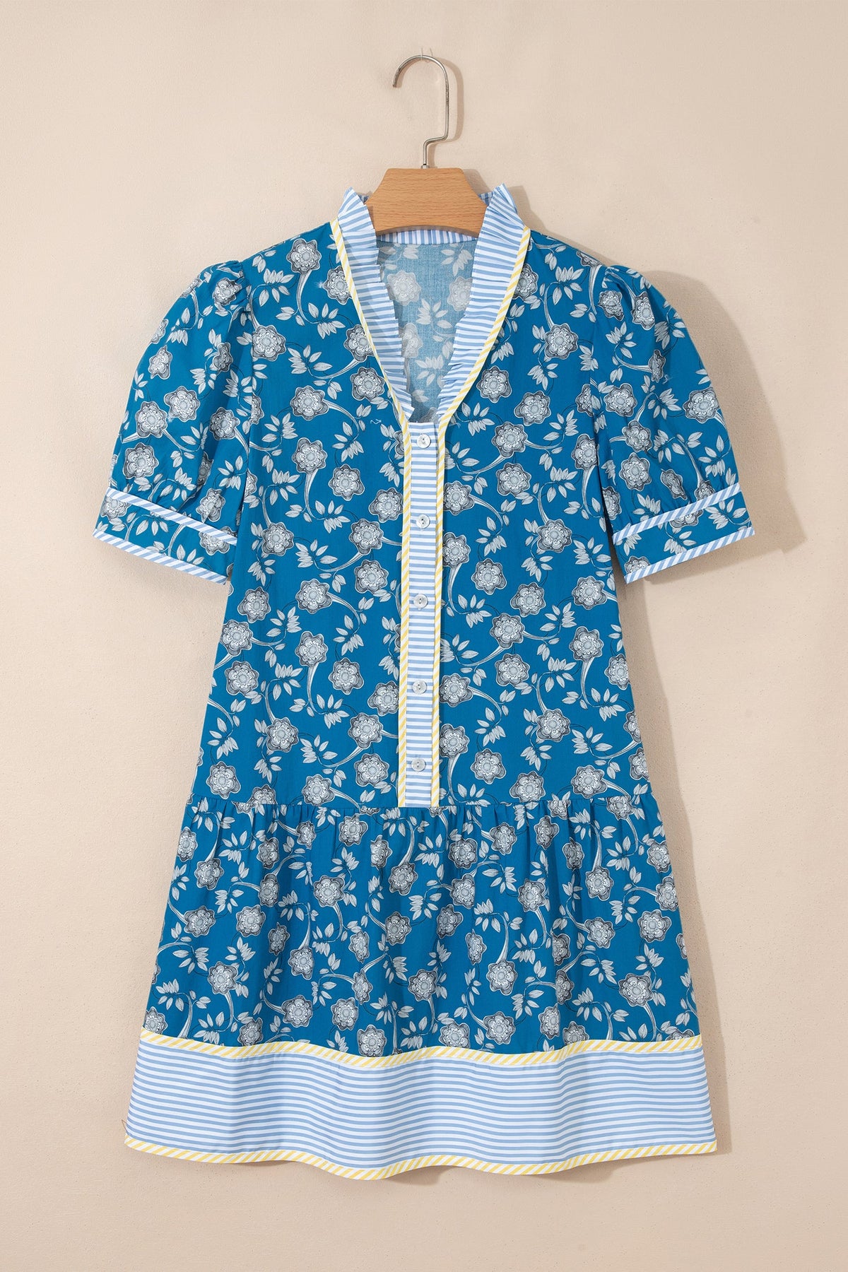 The Bluebell Prairie Floral Ruffle Dress