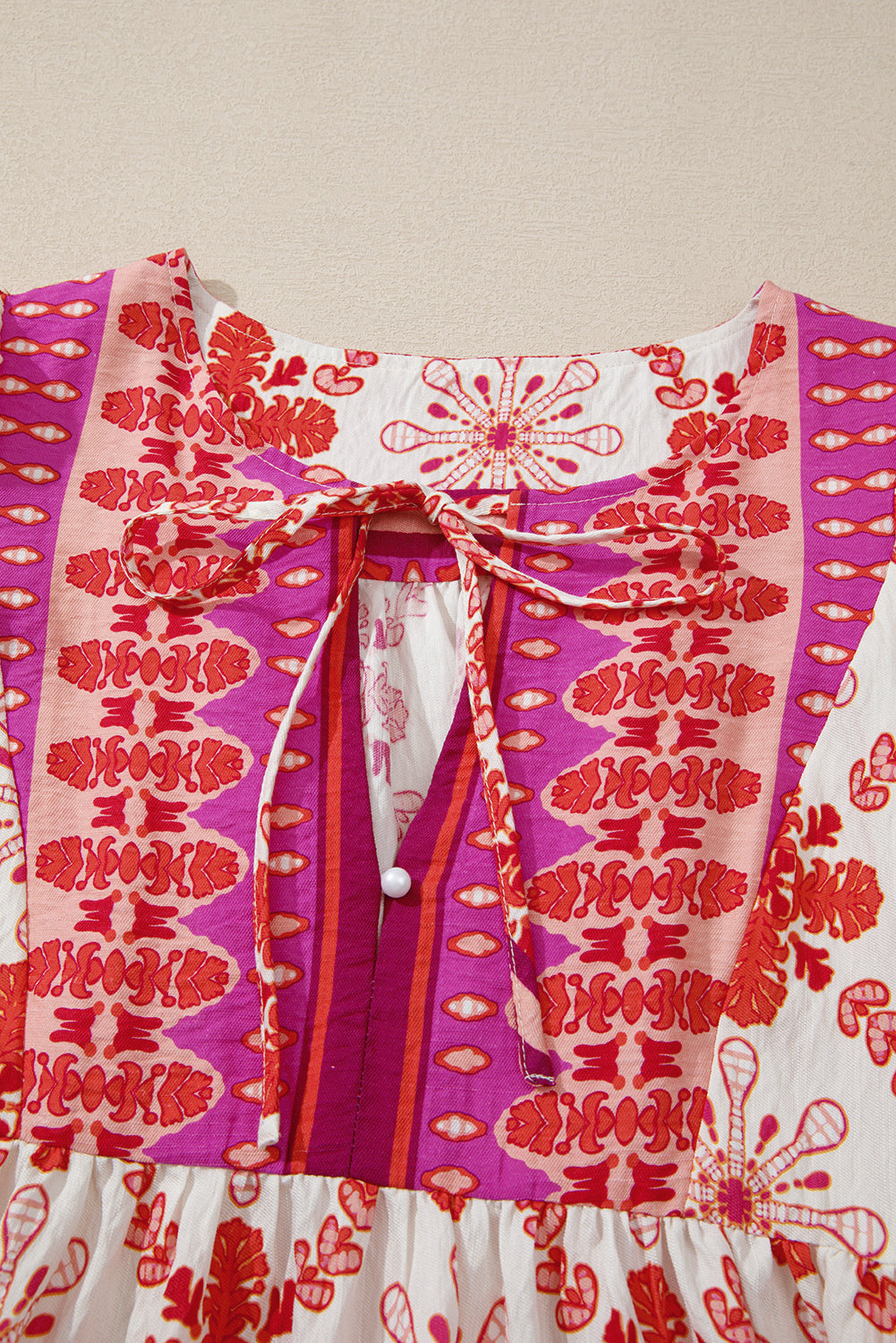 Blossom Breeze Boho Mini Dress