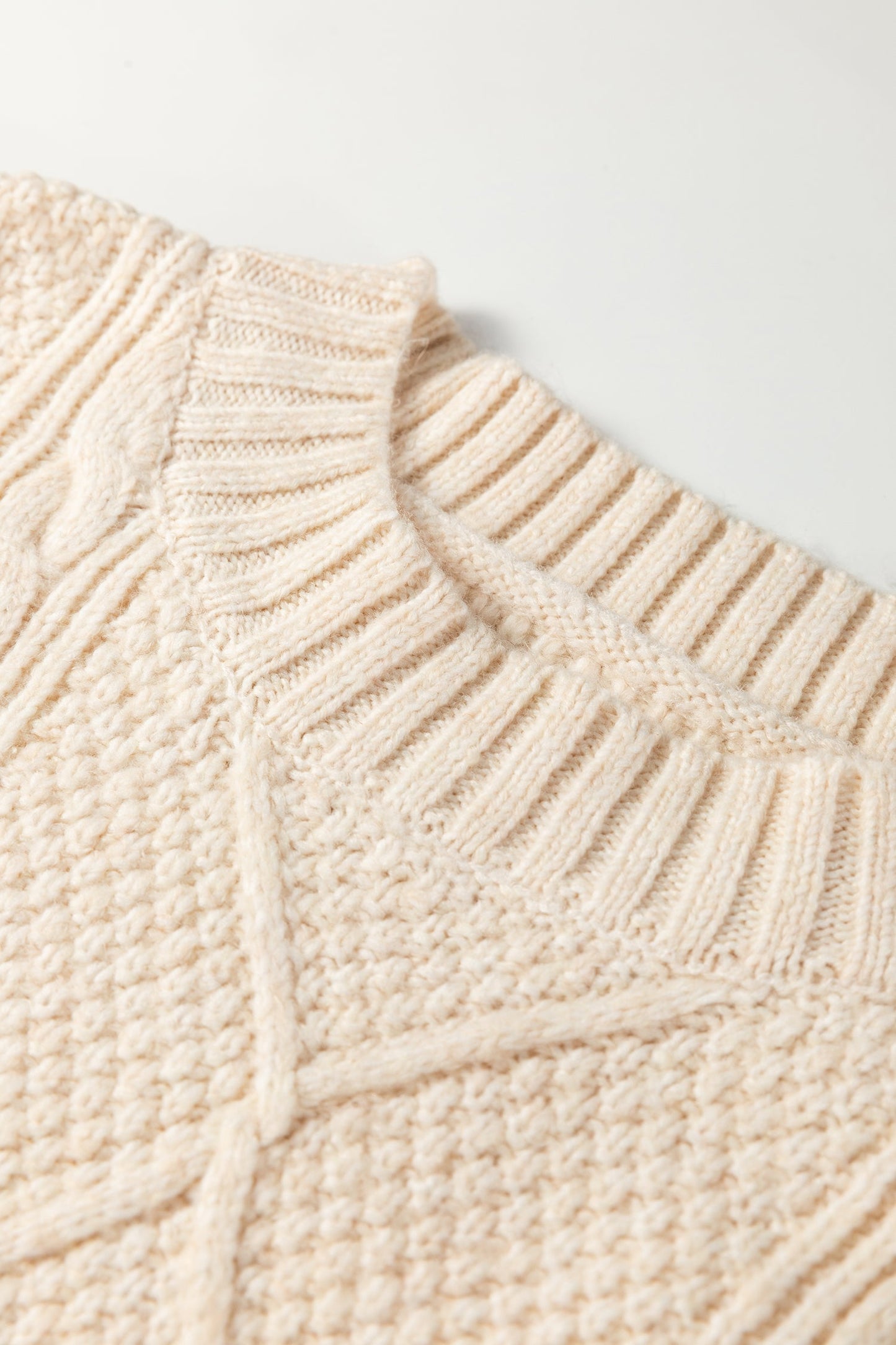 Sagebrush Cable Knit Sweater Dress