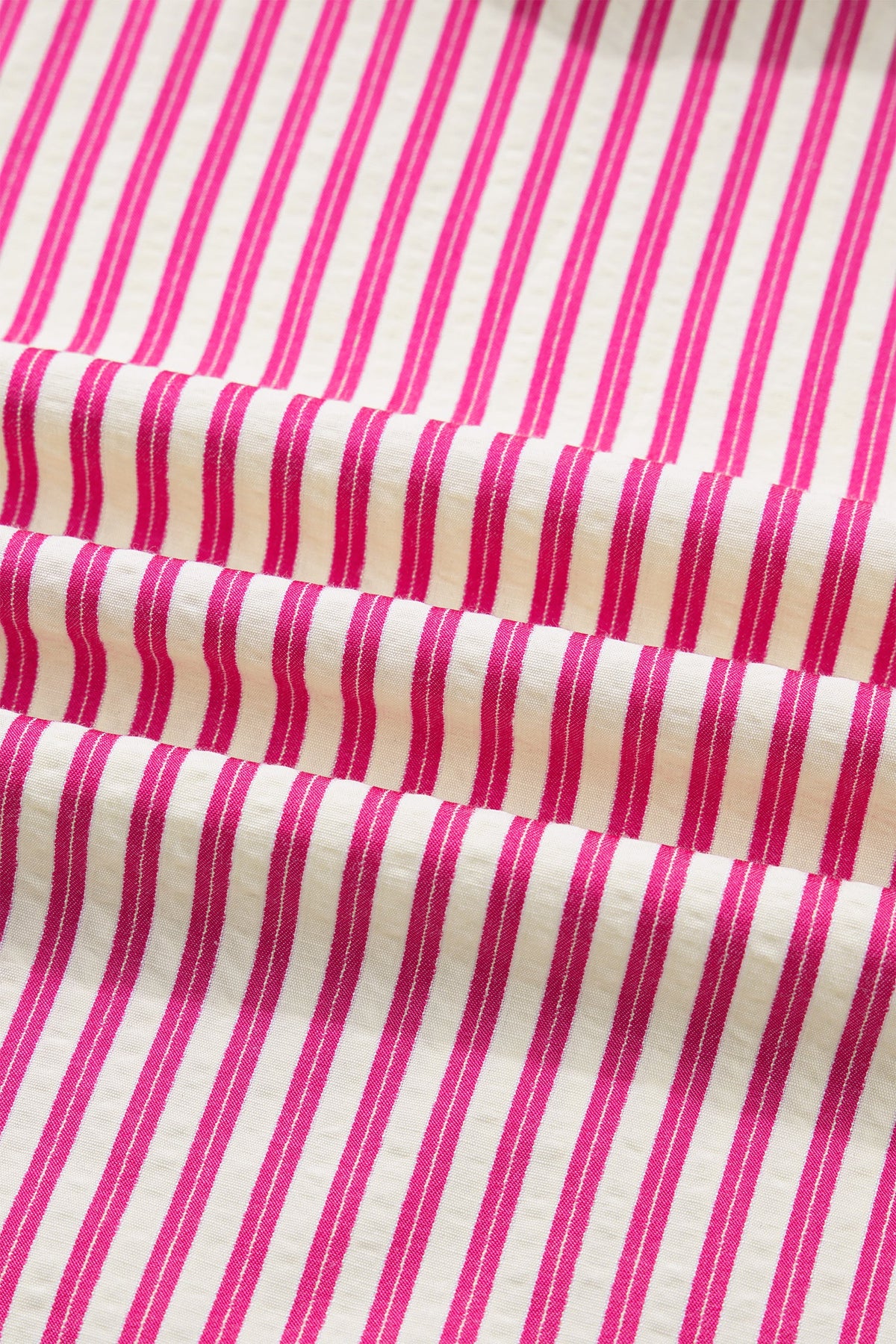 Pink Prairie Stripe Ruffle Blouse