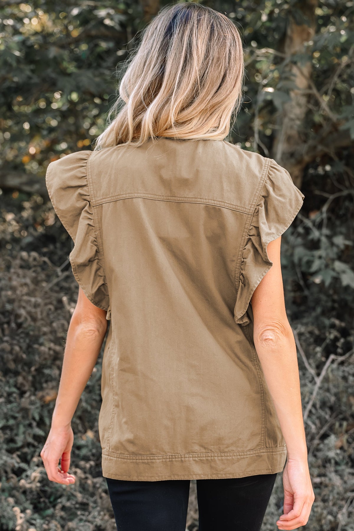 Sagebrush Ruffle Utility Vest
