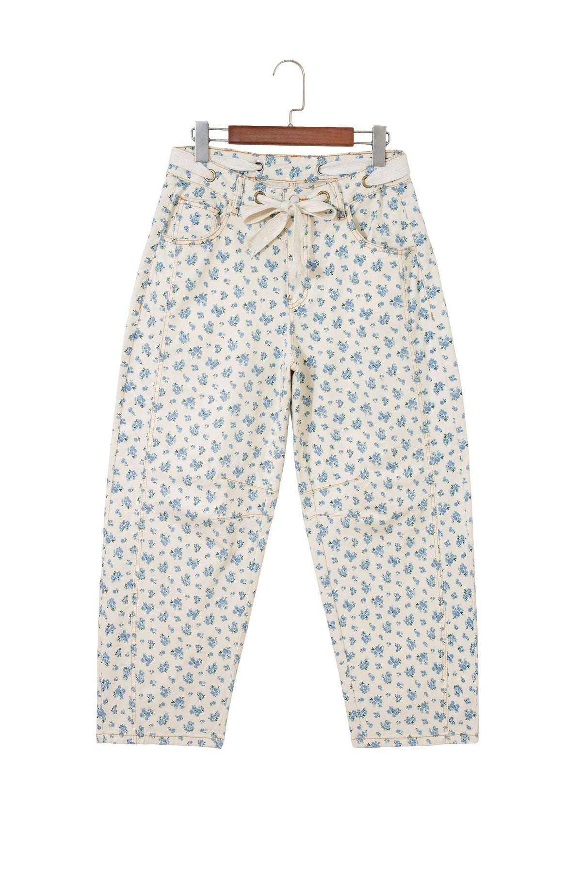 Wildflower Way Barrel Jeans