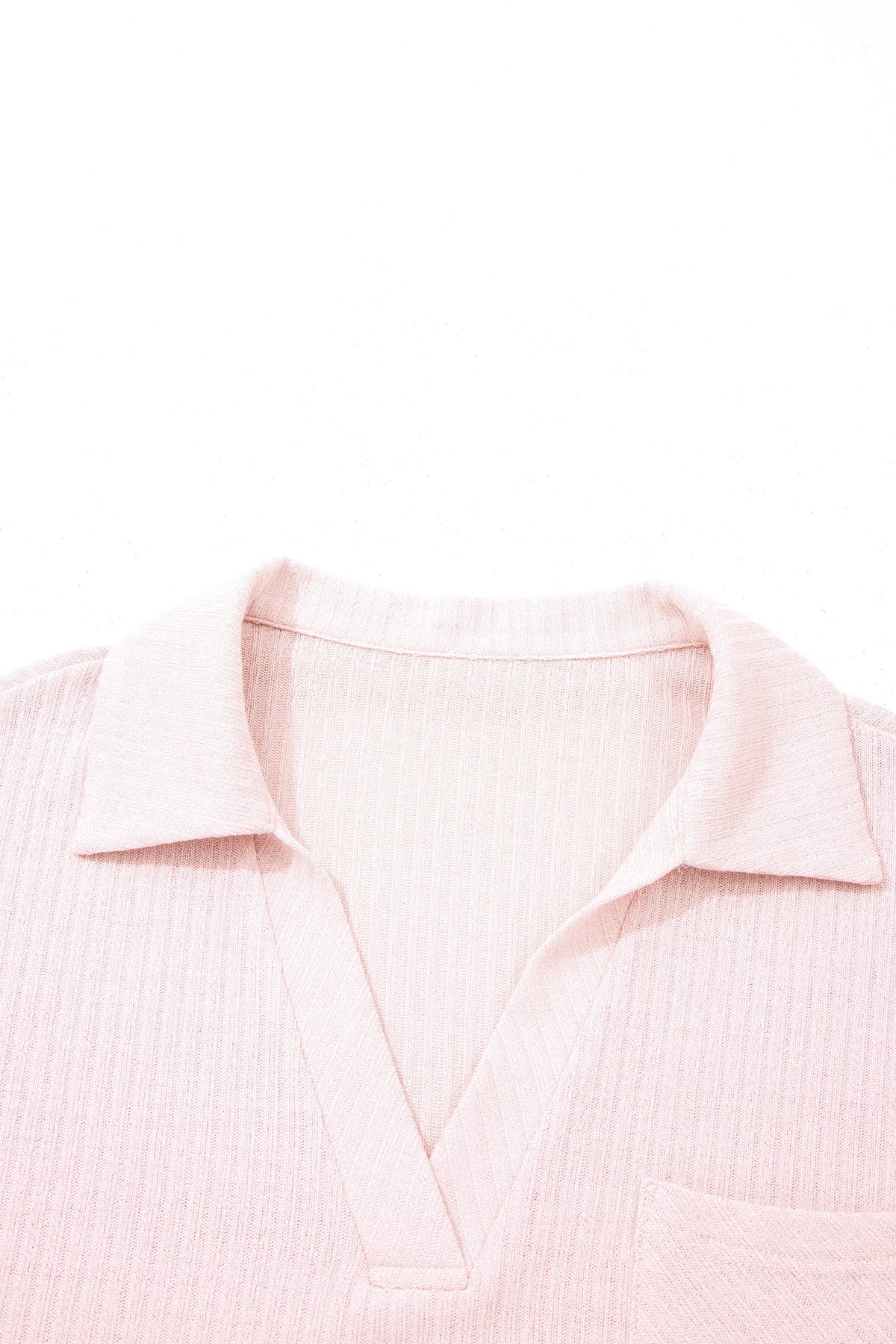 Easy Days Ribbed Collared Tee