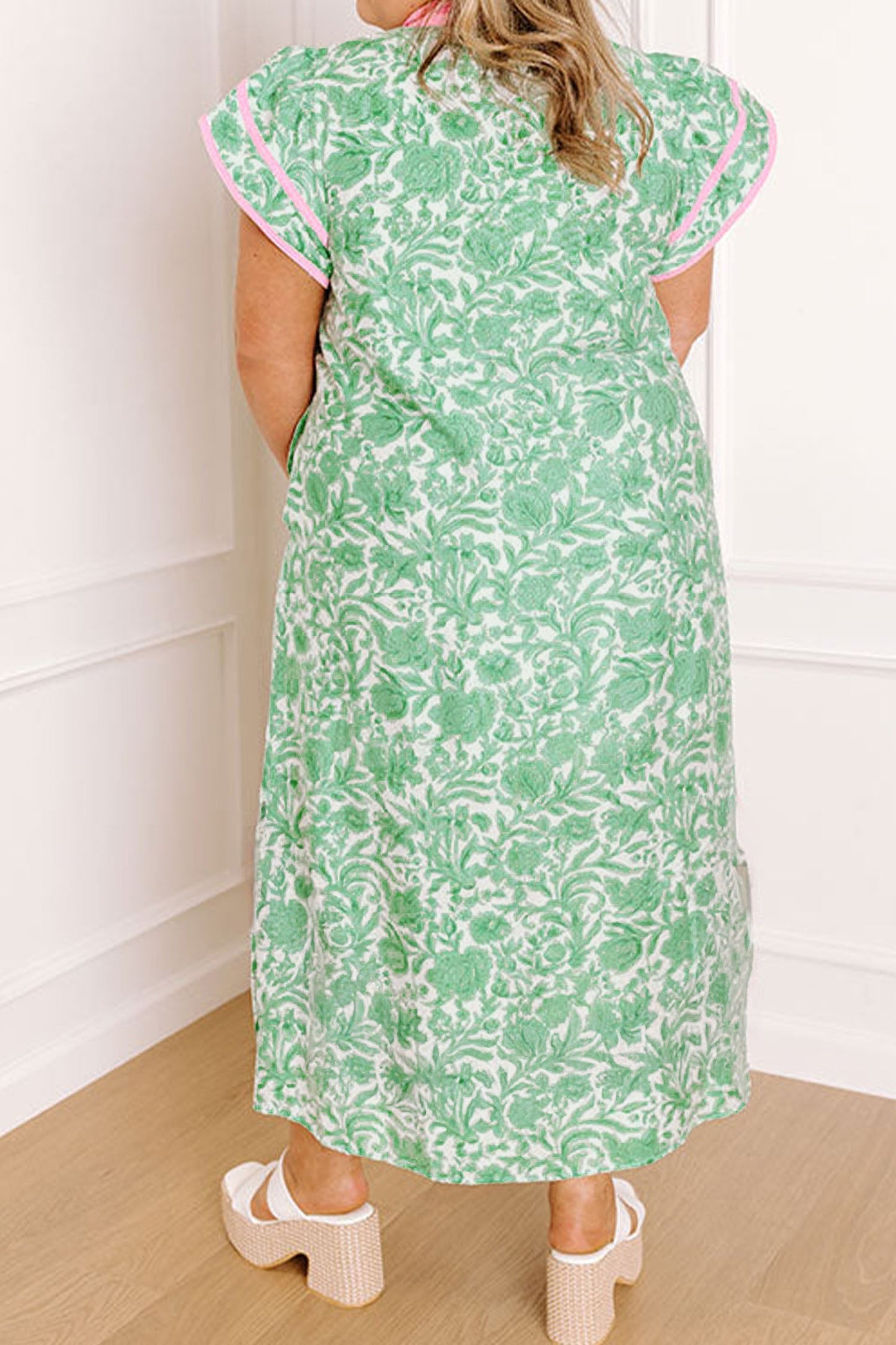 Palm Springs Floral Midi Dress