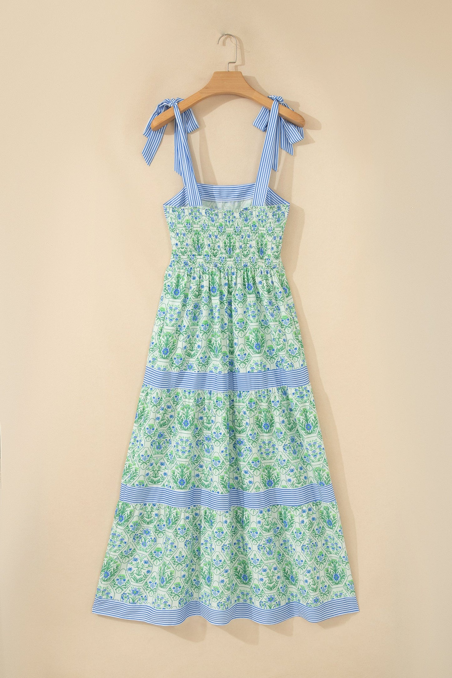 Prairie Bloom Patchwork Maxi Dress