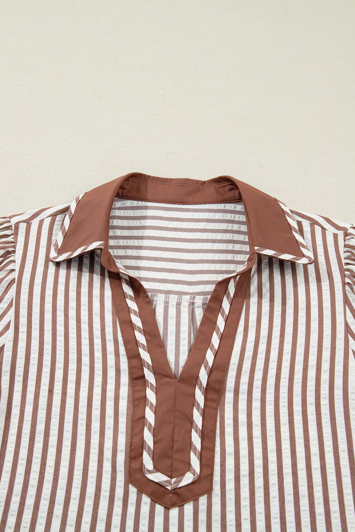 Canyon Stripe Collared Blouse