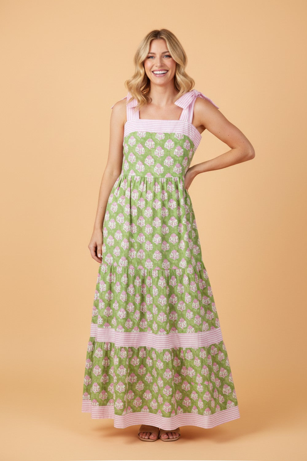 Magnolia Lane Floral Maxi Dress