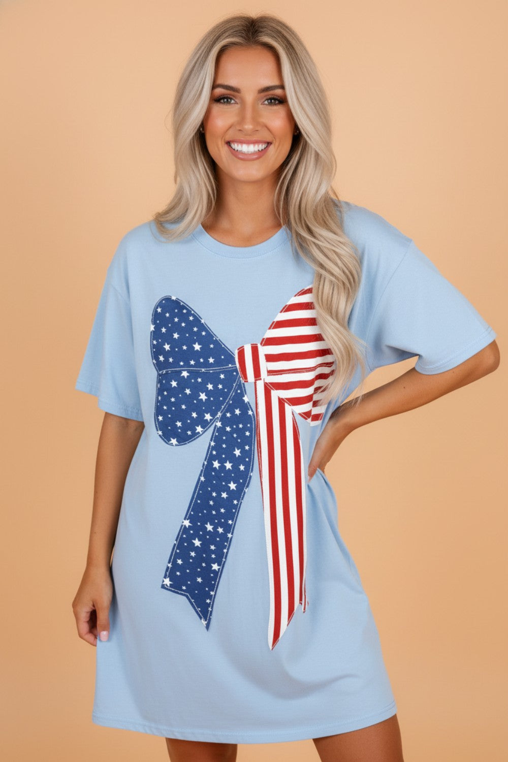 American Darling Bow Tee Dress